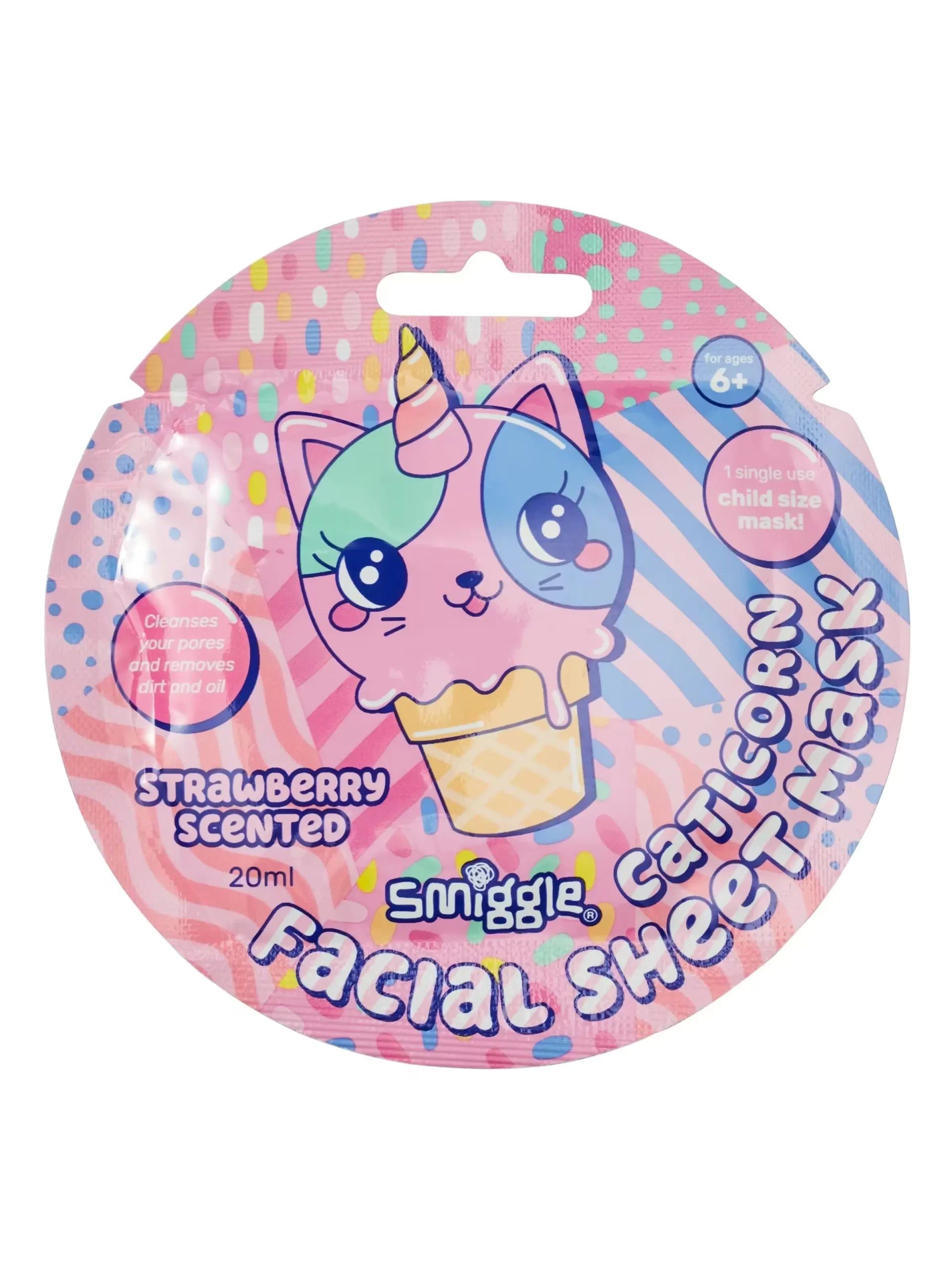 Smiggle - Çocuk Yüz Maskesi-Dinossi