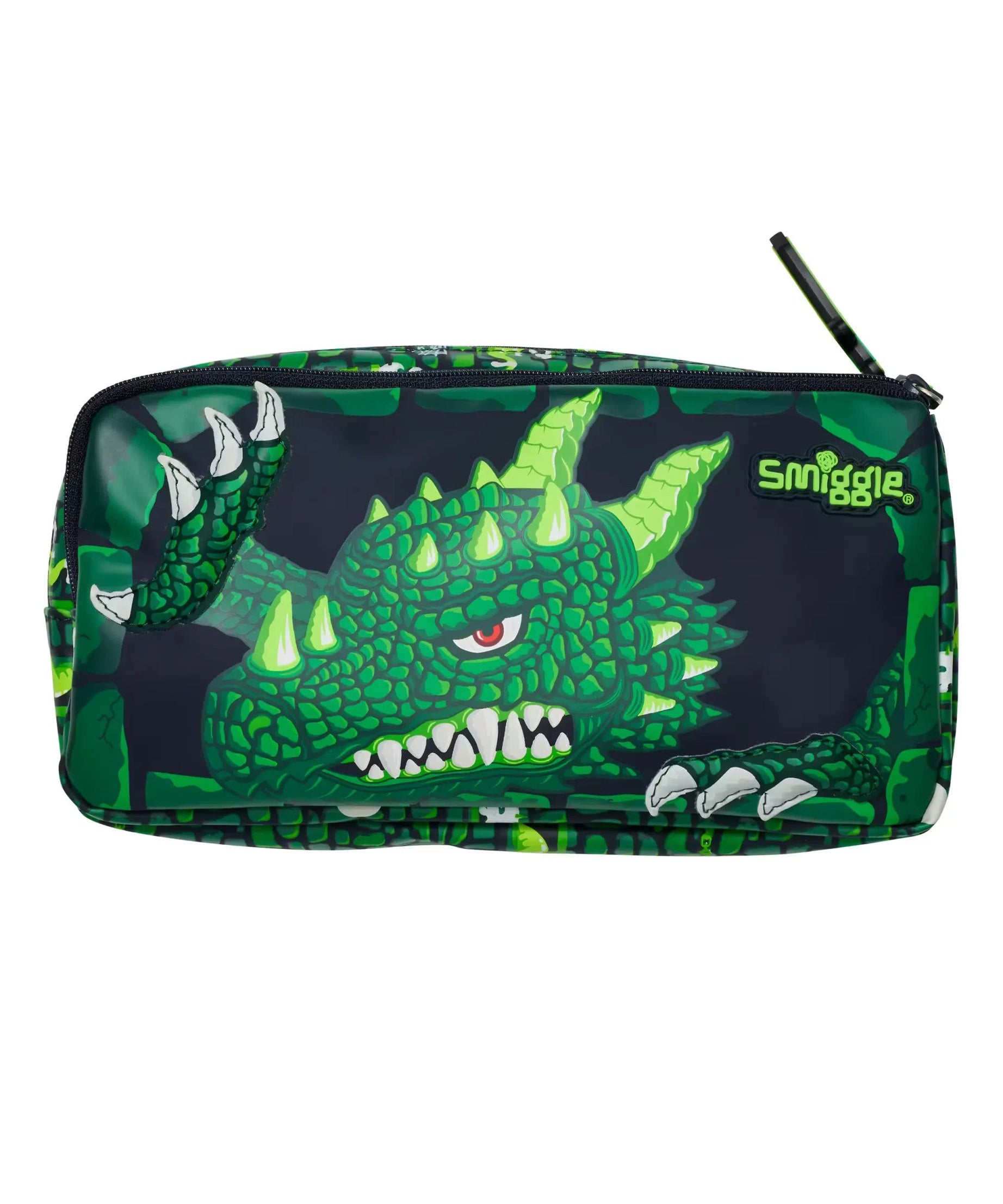 Smiggle - Hi There Çift Gözlü Kalem Kutusu-Dinossi