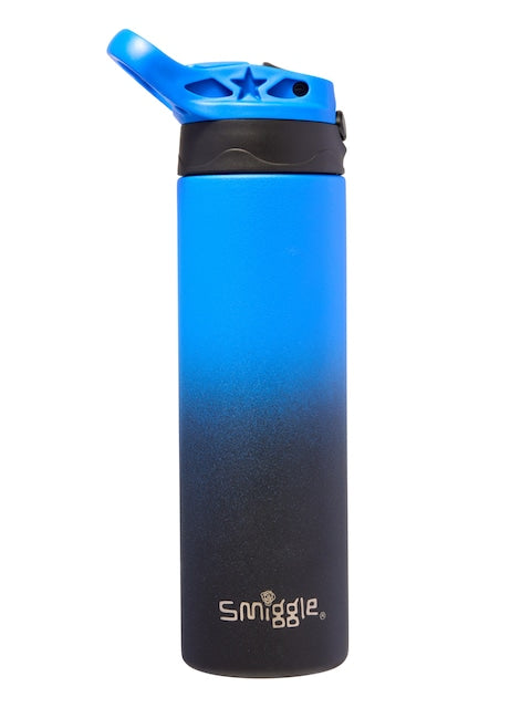 Smiggle - Powder Otomatik Pipetli Paslanmaz Çelik 520ML Matara-Dinossi