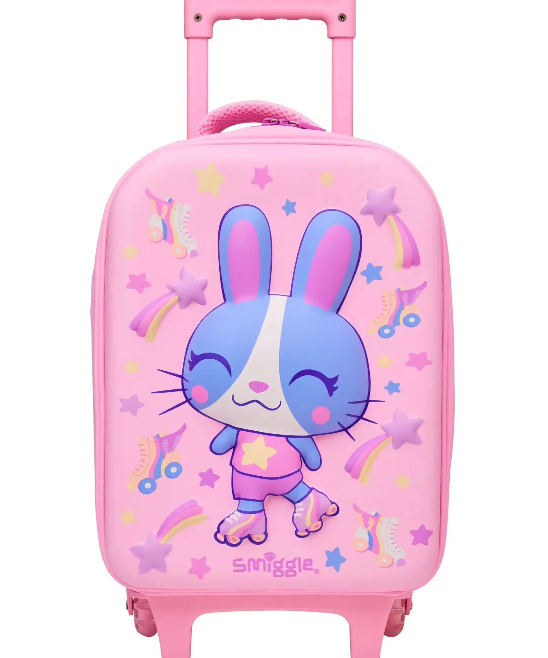 Smiggle - Movin' Junior Çekçekli Okul ve Seyahat Çantası-Dinossi