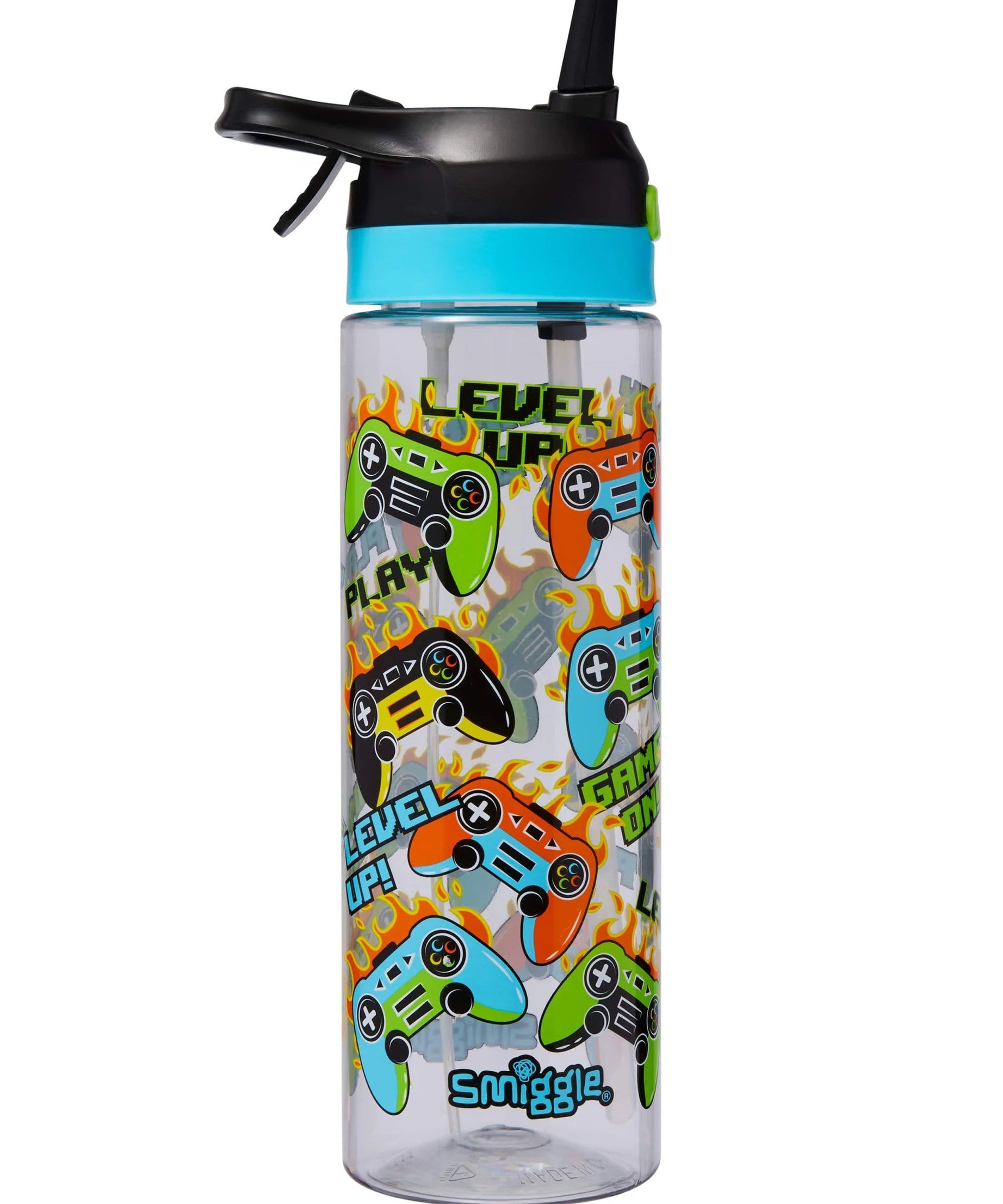 Smiggle - Gush Flip Su Püskürtmeli 700 ML BPAsız Suluk-Dinossi