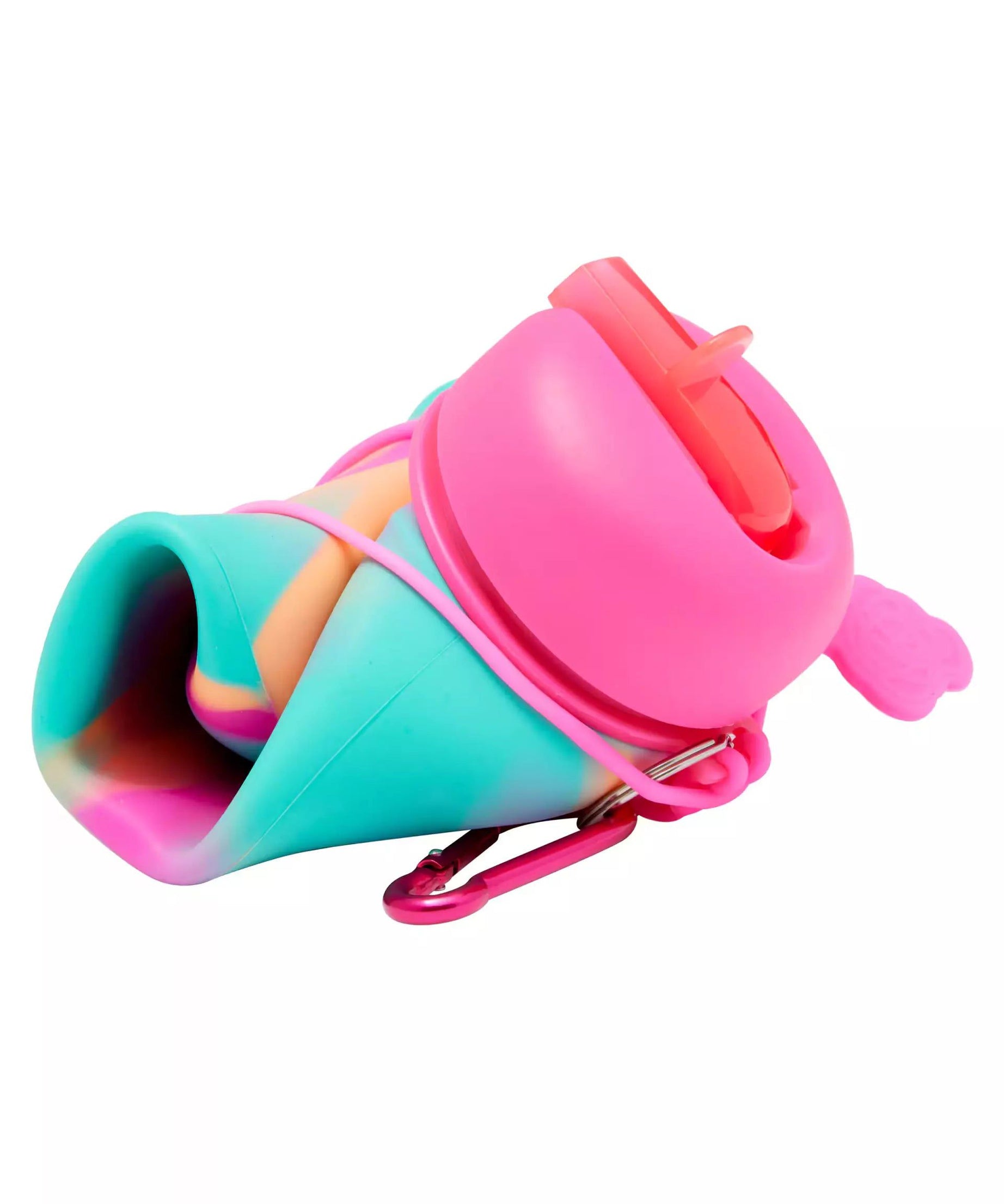 Smiggle – Vivid Katlanabilir Pipetli 630ML Suluk-Dinossi