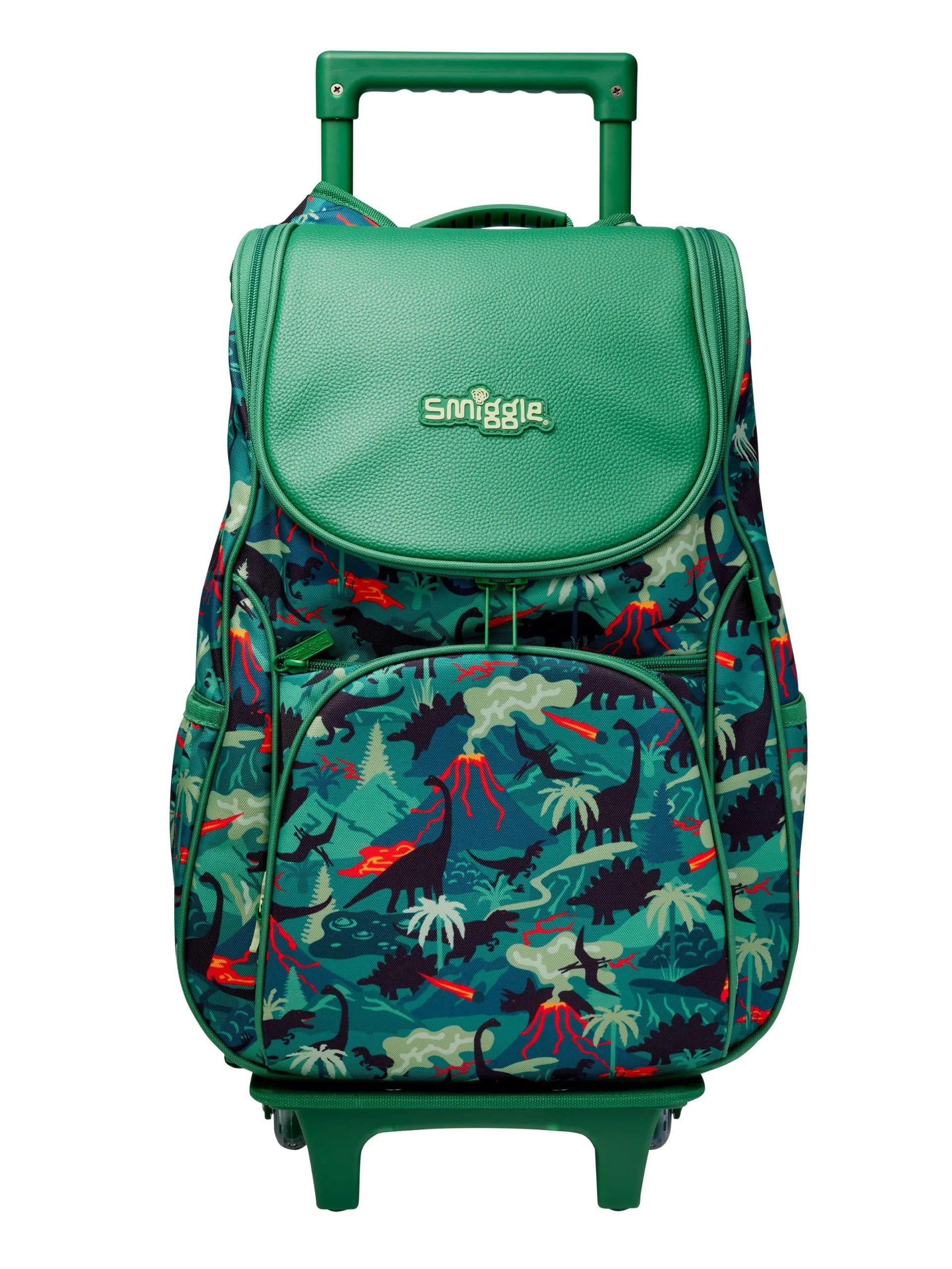 Smiggle - Vivid Çekçekli Sırt Çantası-Dinossi
