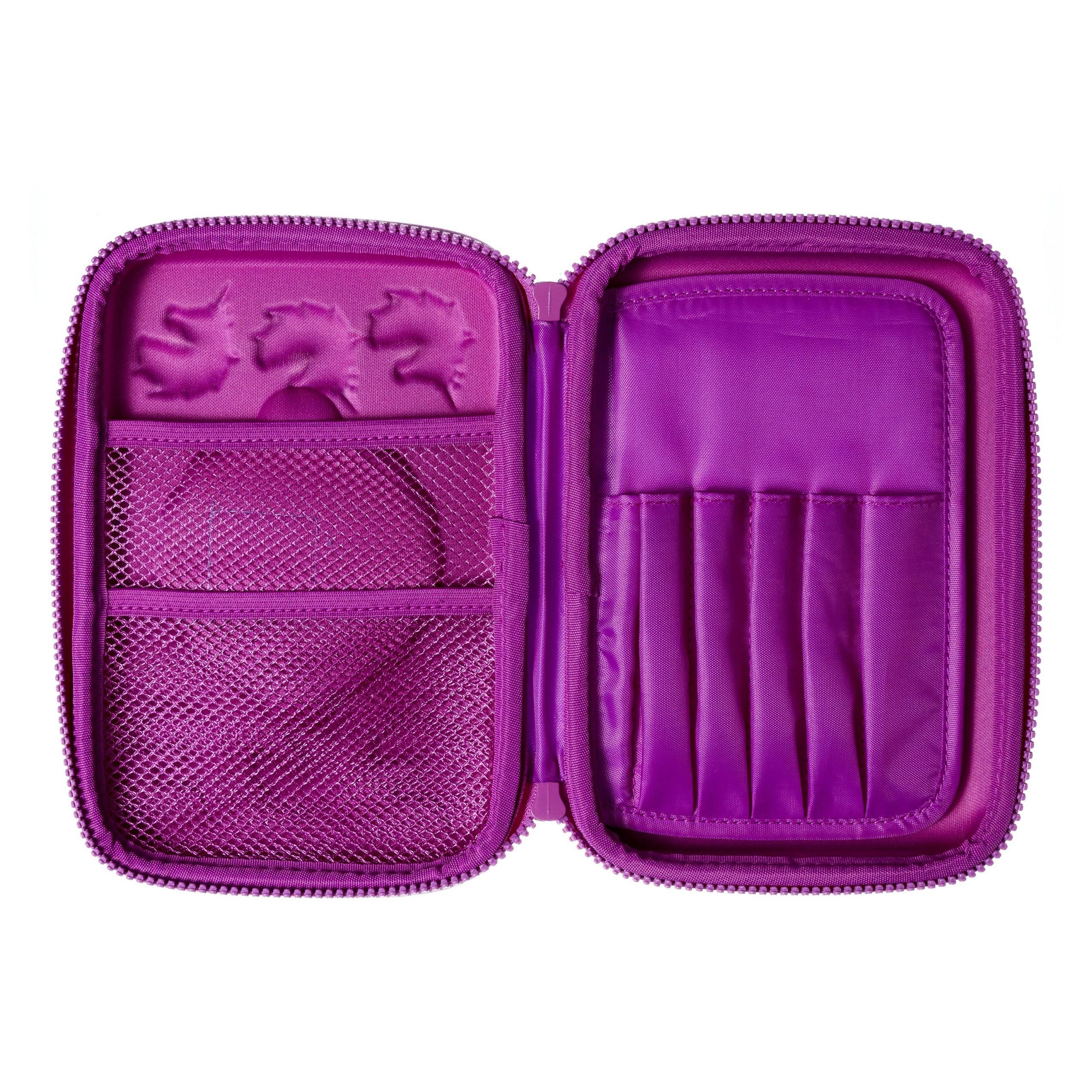 Smiggle - Unicorn Hesap Makineli Hardtop Kalem Kutusu-Dinossi