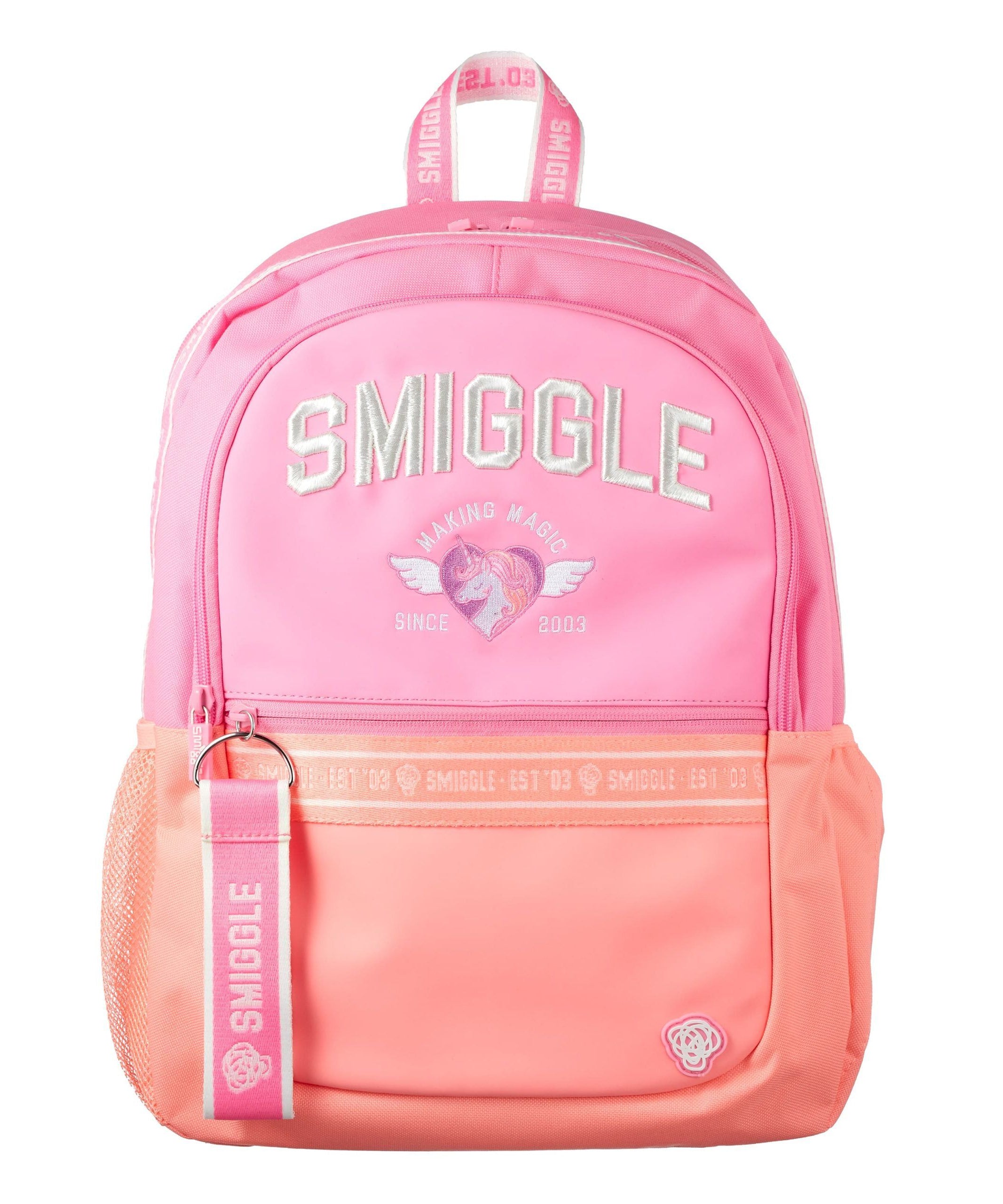 Smiggle - Pembe Klasik Sırt Çantası-Dinossi