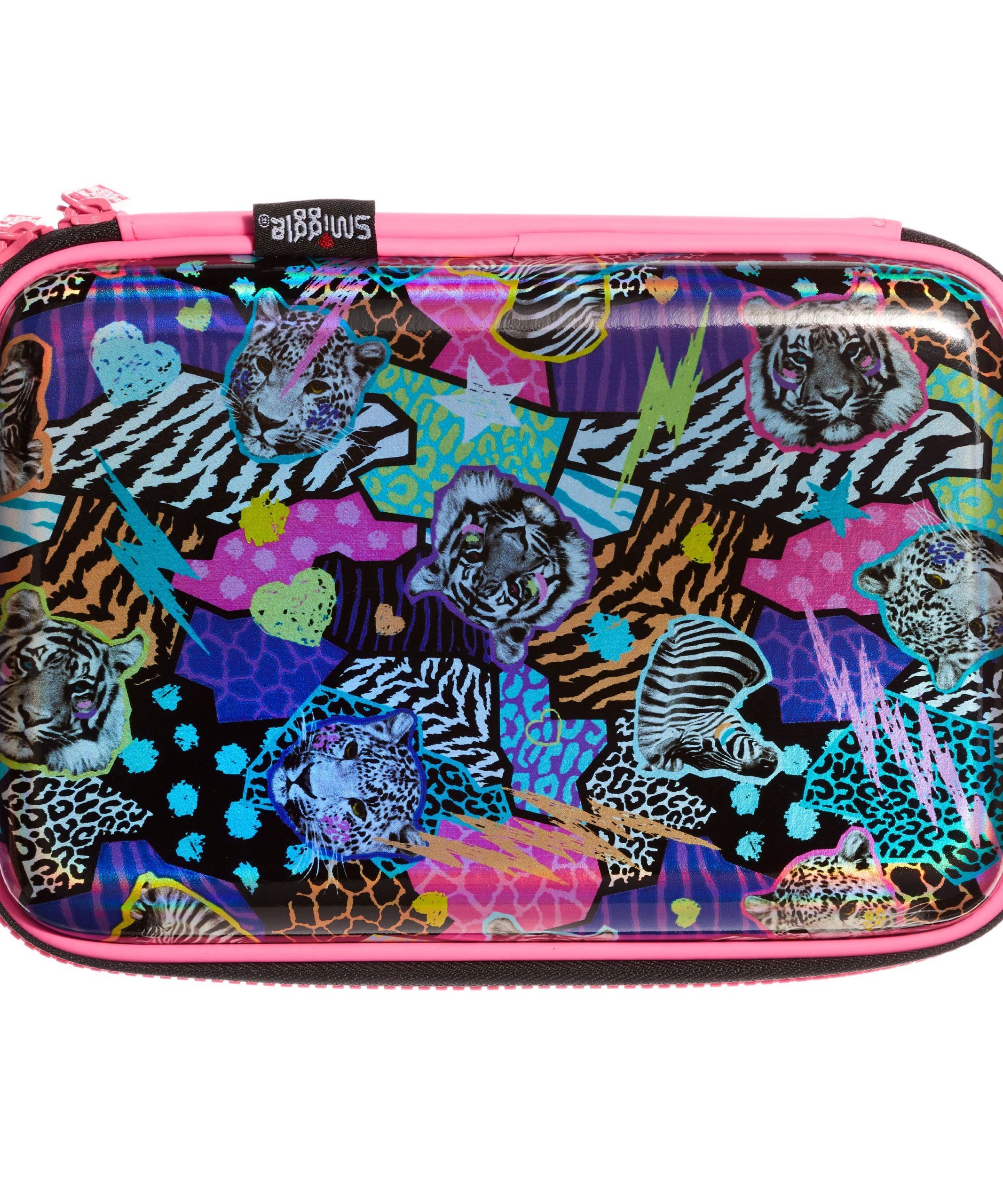 Smiggle - Galaxy Double Vahşi Hayvanlar Kalem Kutusu-Dinossi