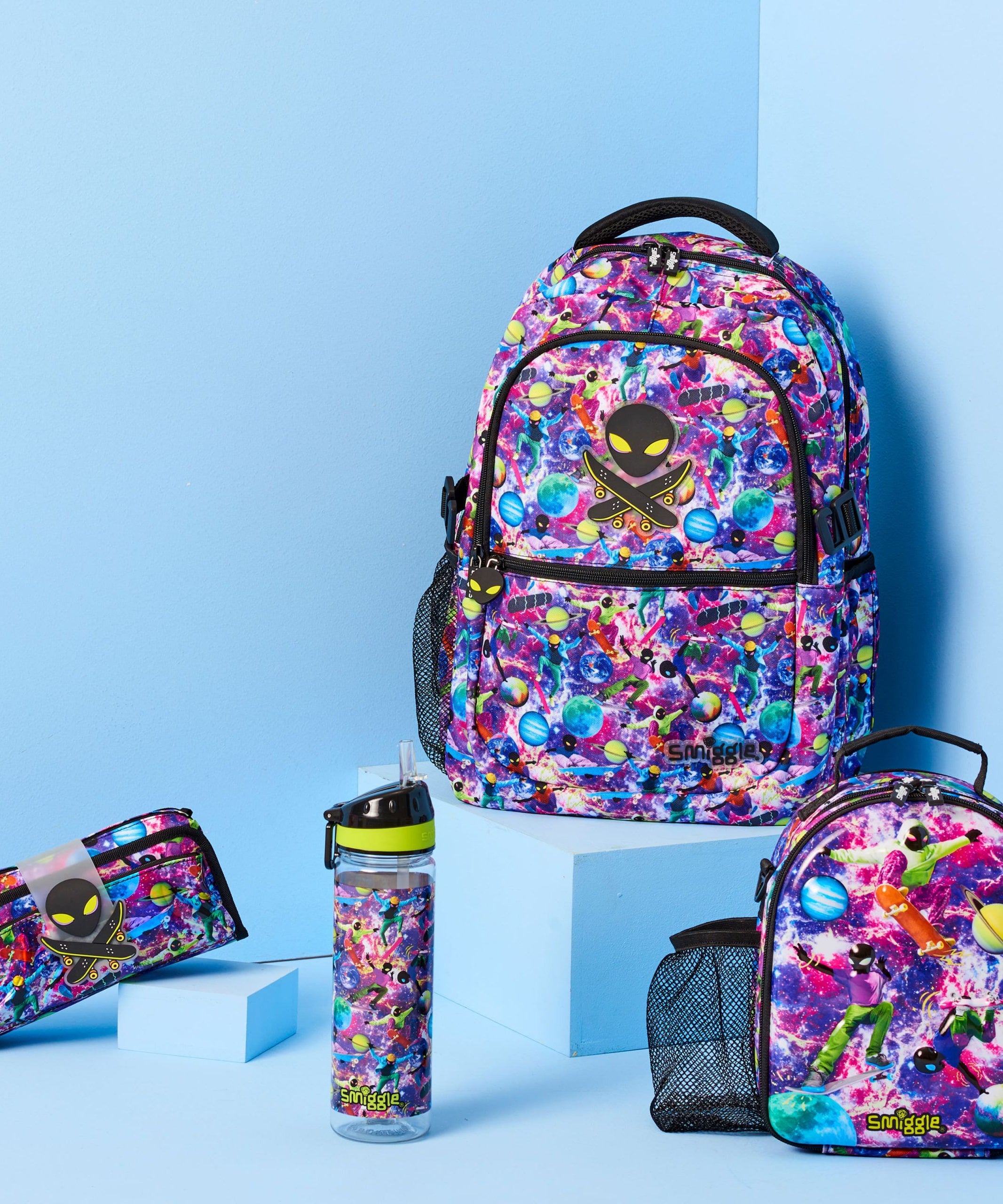 Smiggle - Galaxy Sırt Çantası-Dinossi