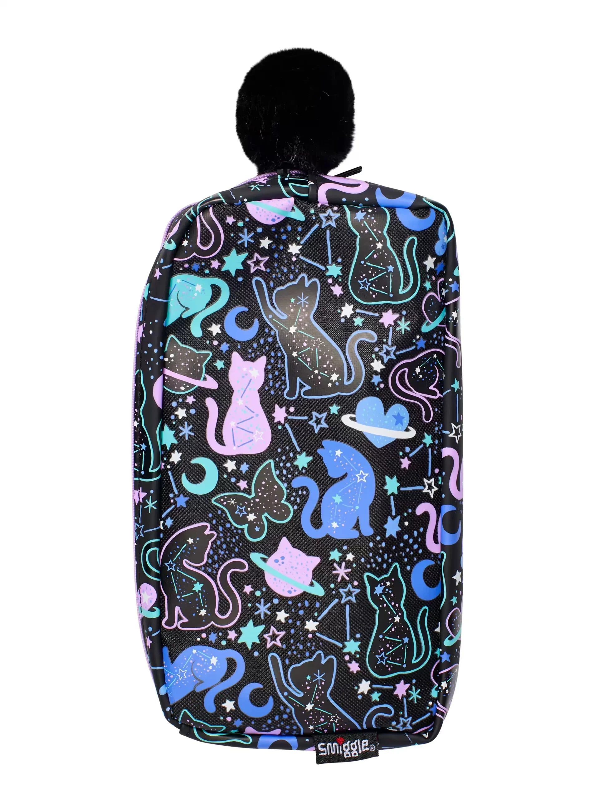 Smiggle - Wild Side Çift Gözlü Kalem Kutusu-Dinossi