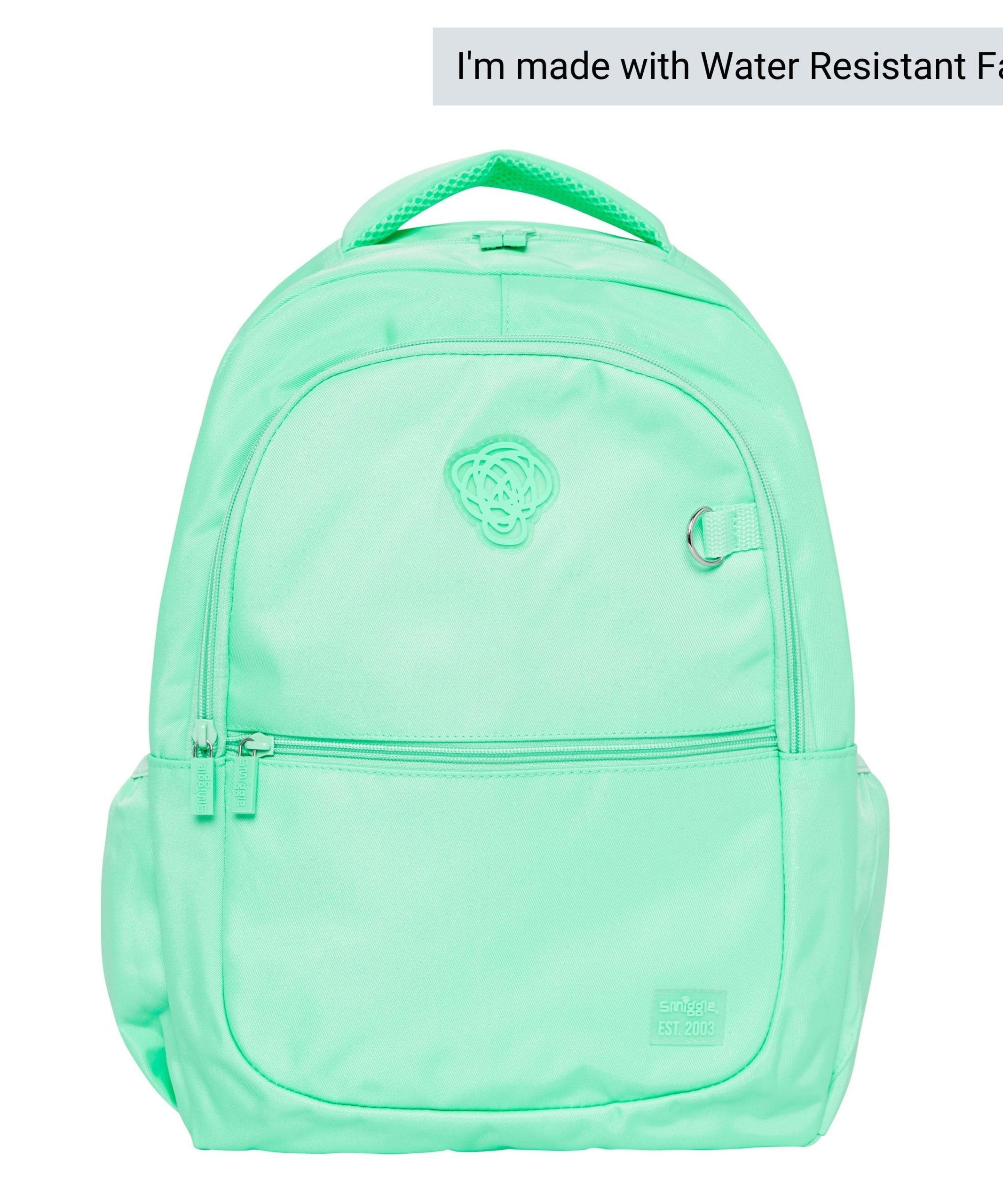 Smiggle - Sorbet Mint Yeşili Su Geçirmez Sırt Çantası-Dinossi