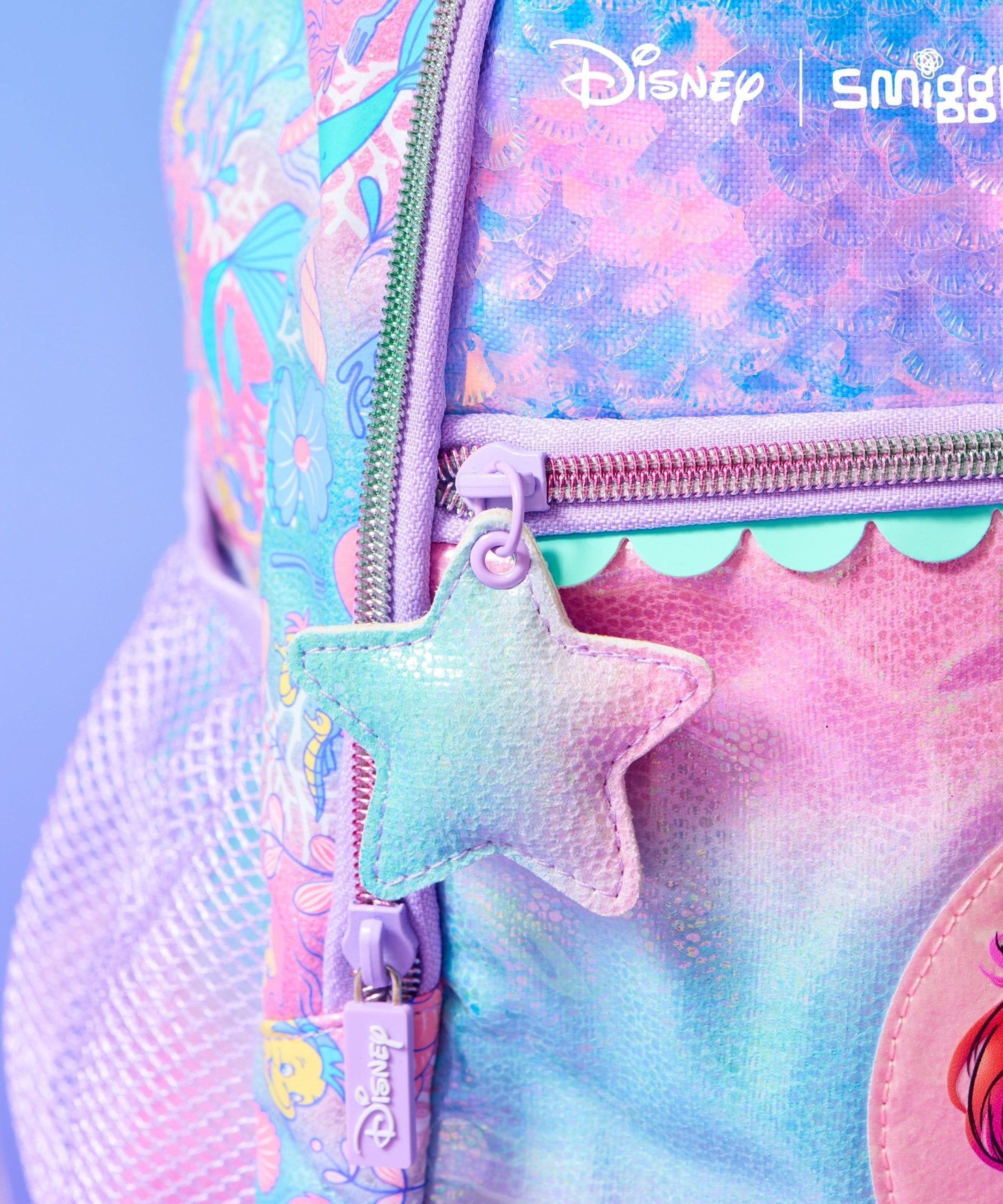 Smiggle – Disney Prenses Ariel 3'lü Okul Çanta Seti-Dinossi