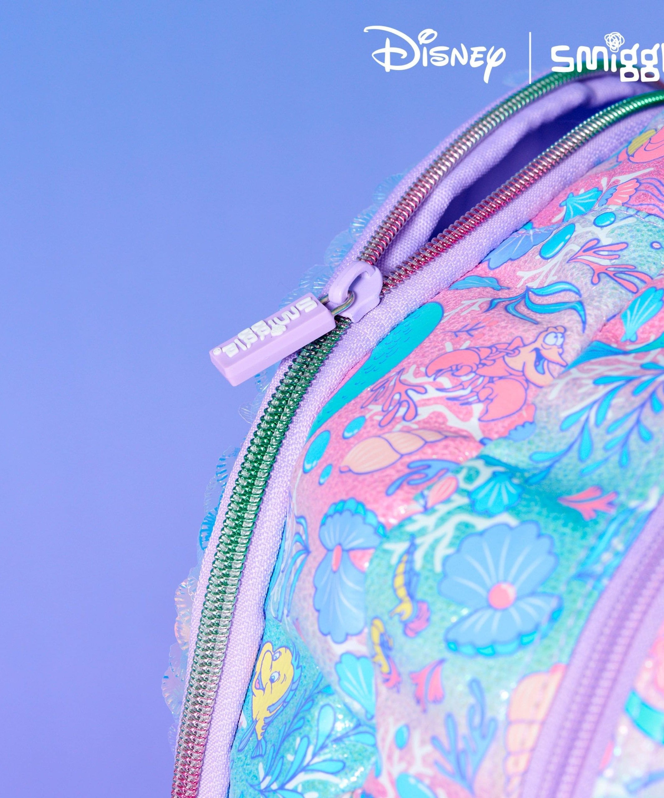 Smiggle – Disney Prenses Ariel 3'lü Okul Çanta Seti-Dinossi