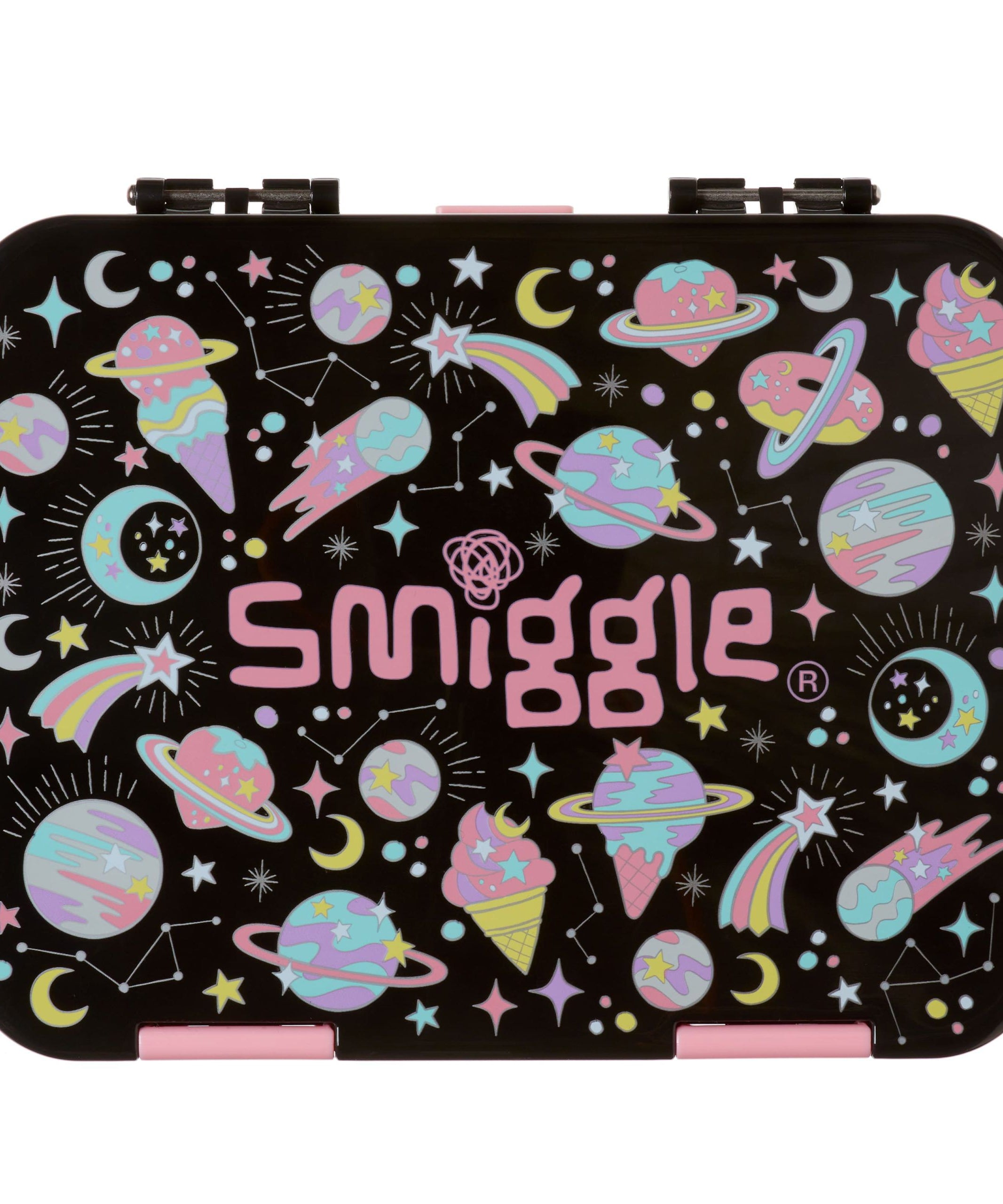 Smiggle - Beyond Büyük Boy Dondurma Desenli Öğle Yemeği Kutusu-Dinossi