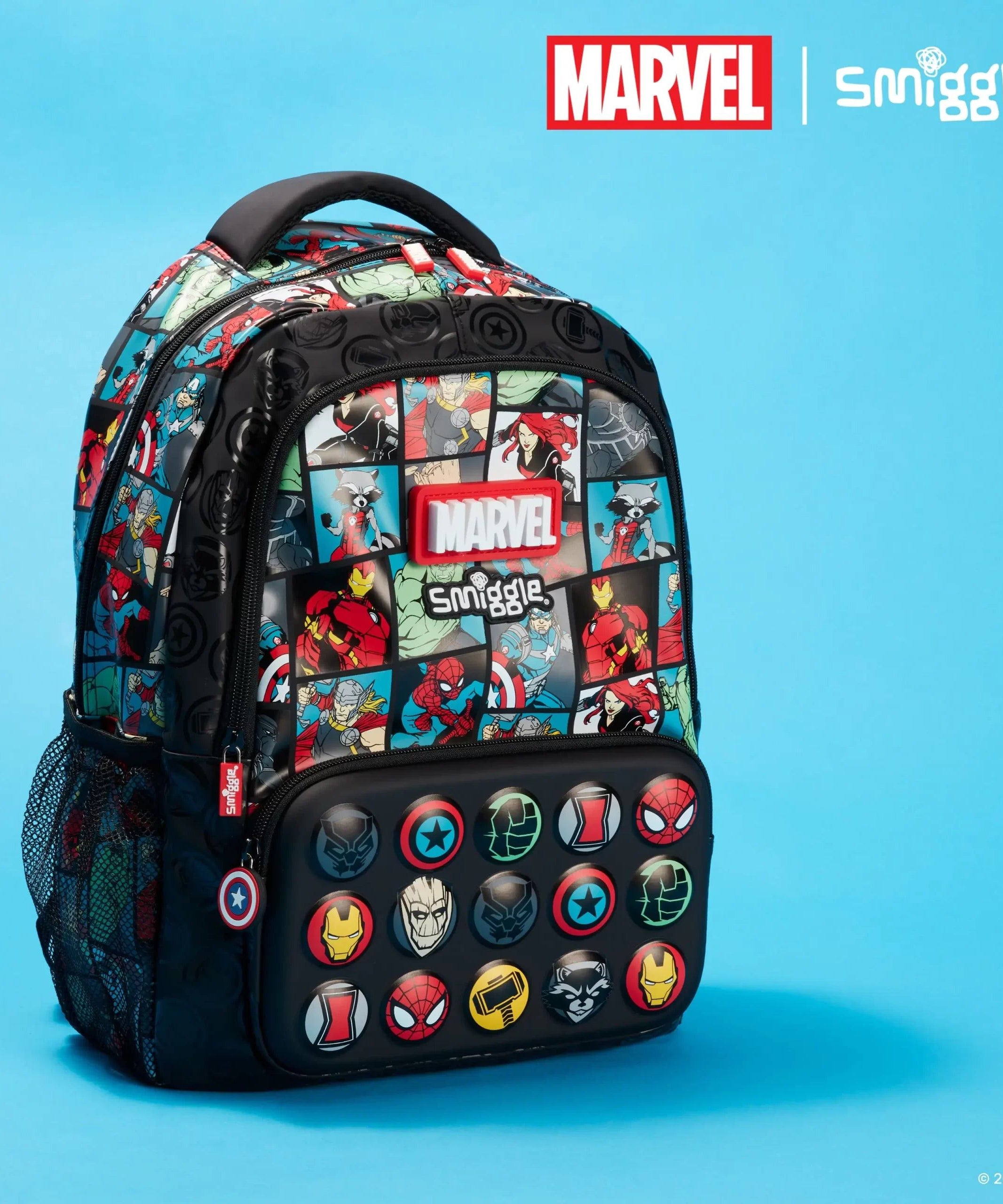 Smiggle - Marvel Klasik Sırt Çantası-Dinossi