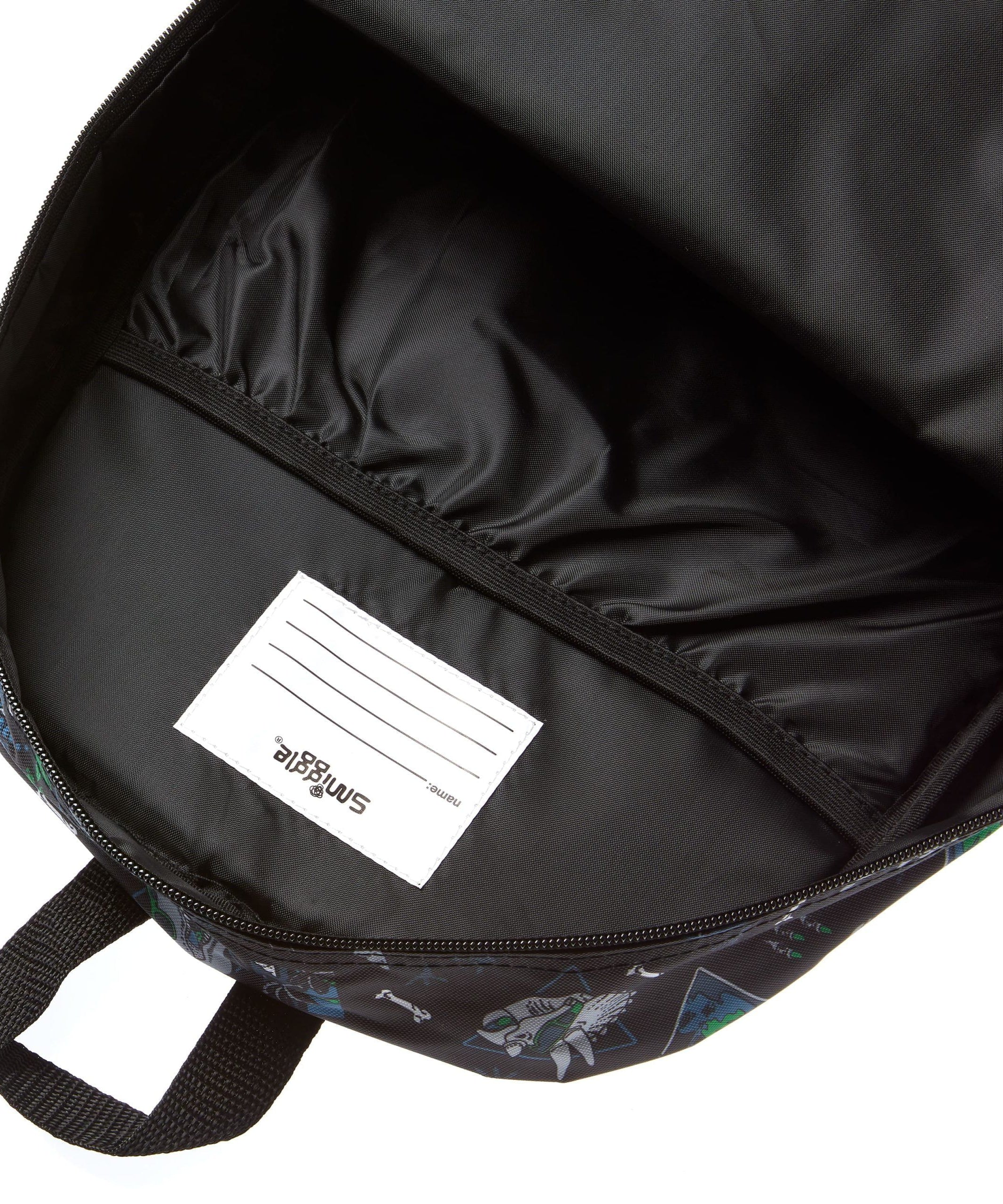 Smiggle - Giggle Siyah Sırt Çantası-Dinossi