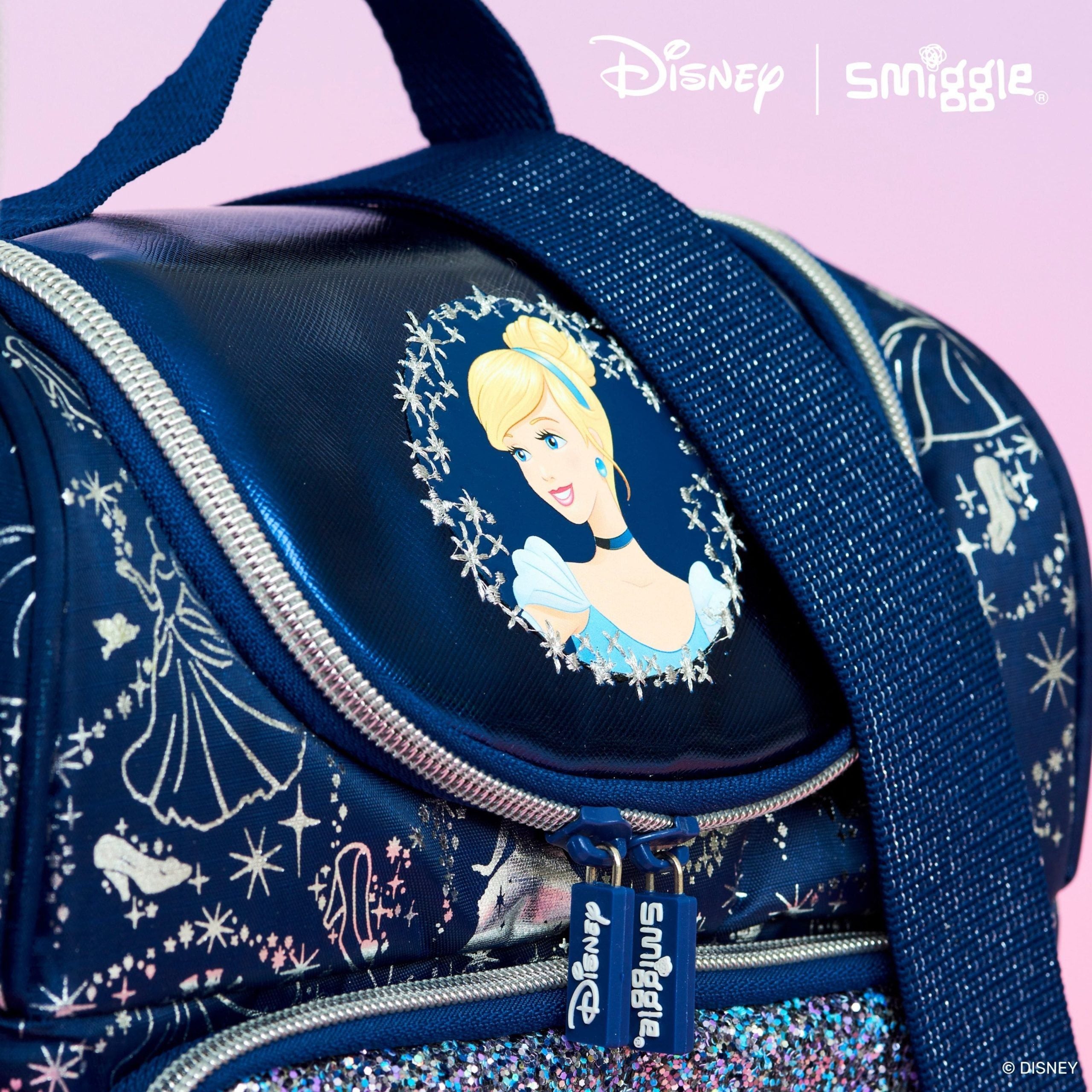Smiggle - Disney Princess Sindirella Askılı Çift Katlı Beslenme Çantası-Dinossi