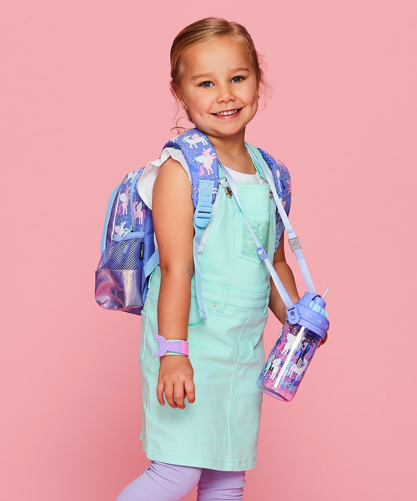 Smiggle - Up & Down Miniklere Özel BPA İçermeyen Suluk-Dinossi