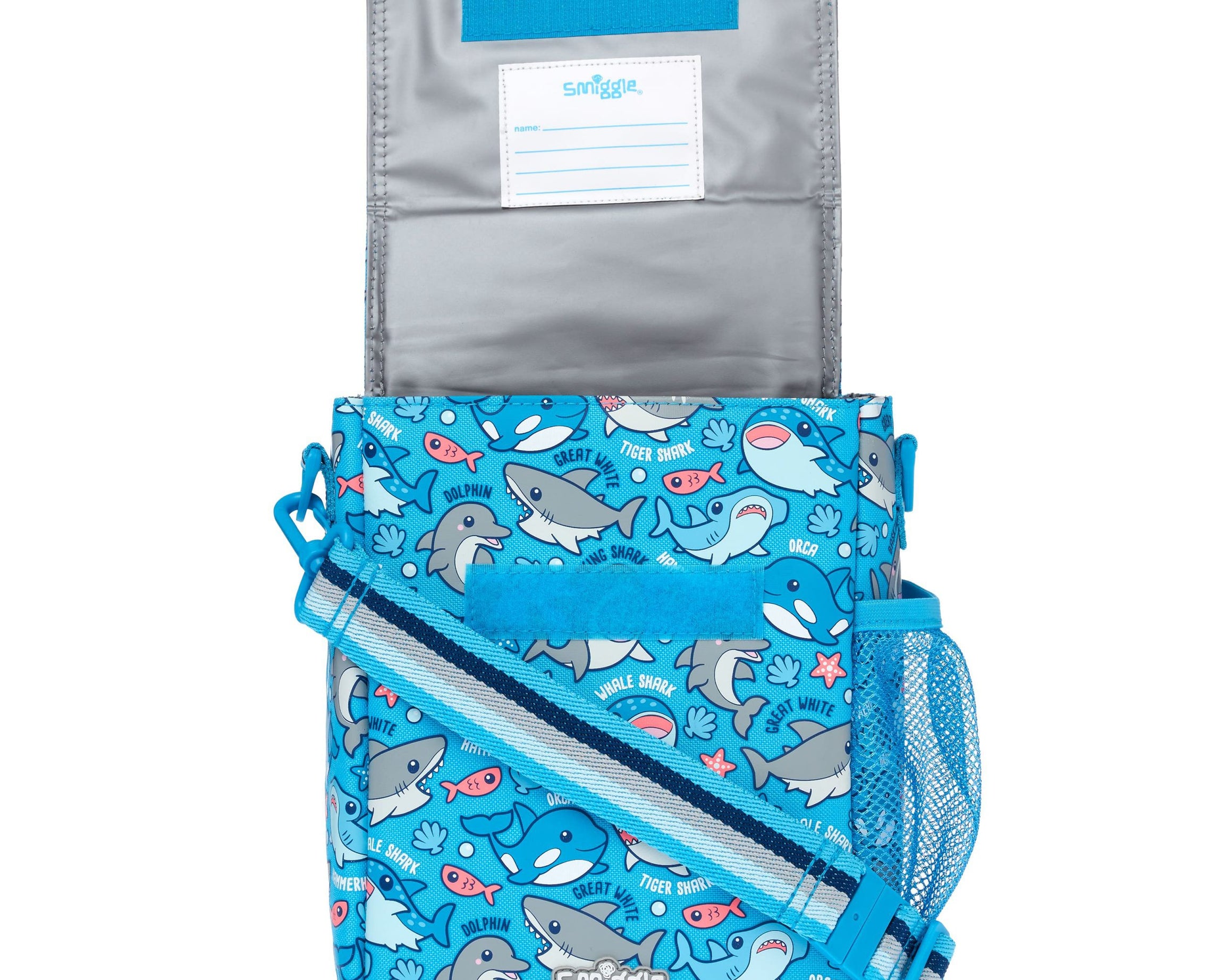 Smiggle - Up & Down Minik İsimlikli Beslenme Çantası-Dinossi