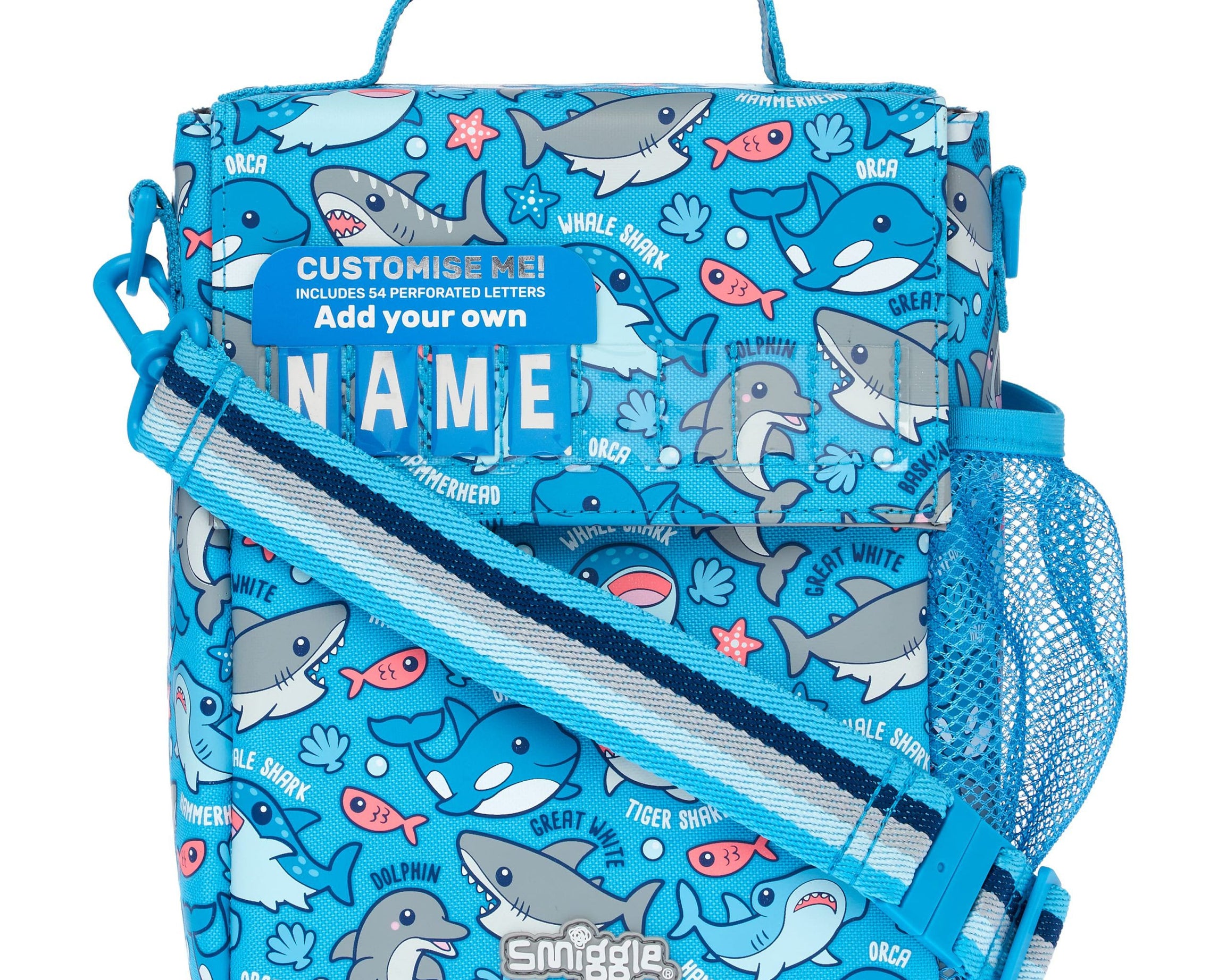 Smiggle - Up & Down Minik İsimlikli Beslenme Çantası-Dinossi