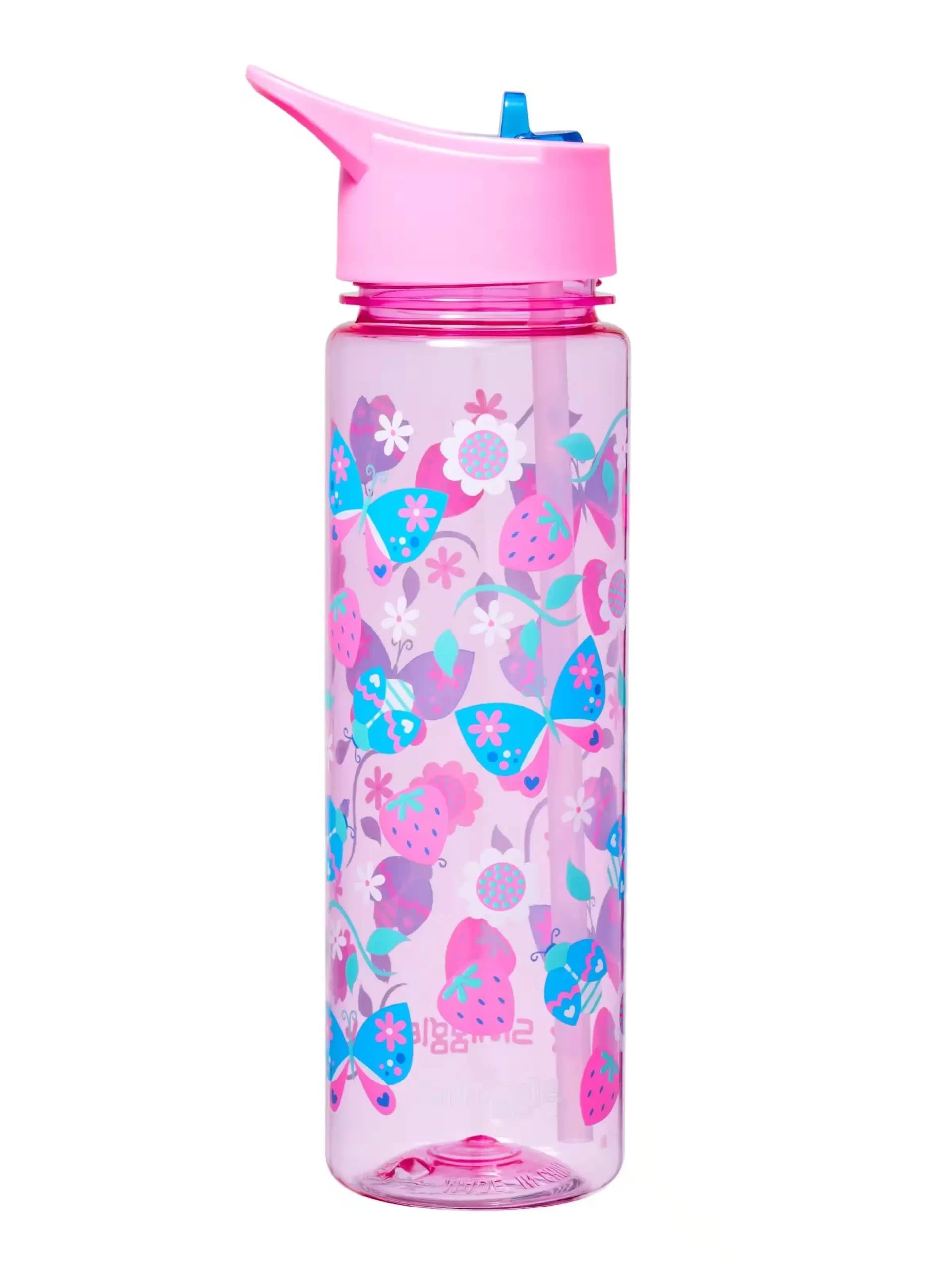 Smiggle - Peppy BPA'sız 750ML Pipetli Suluk-Dinossi