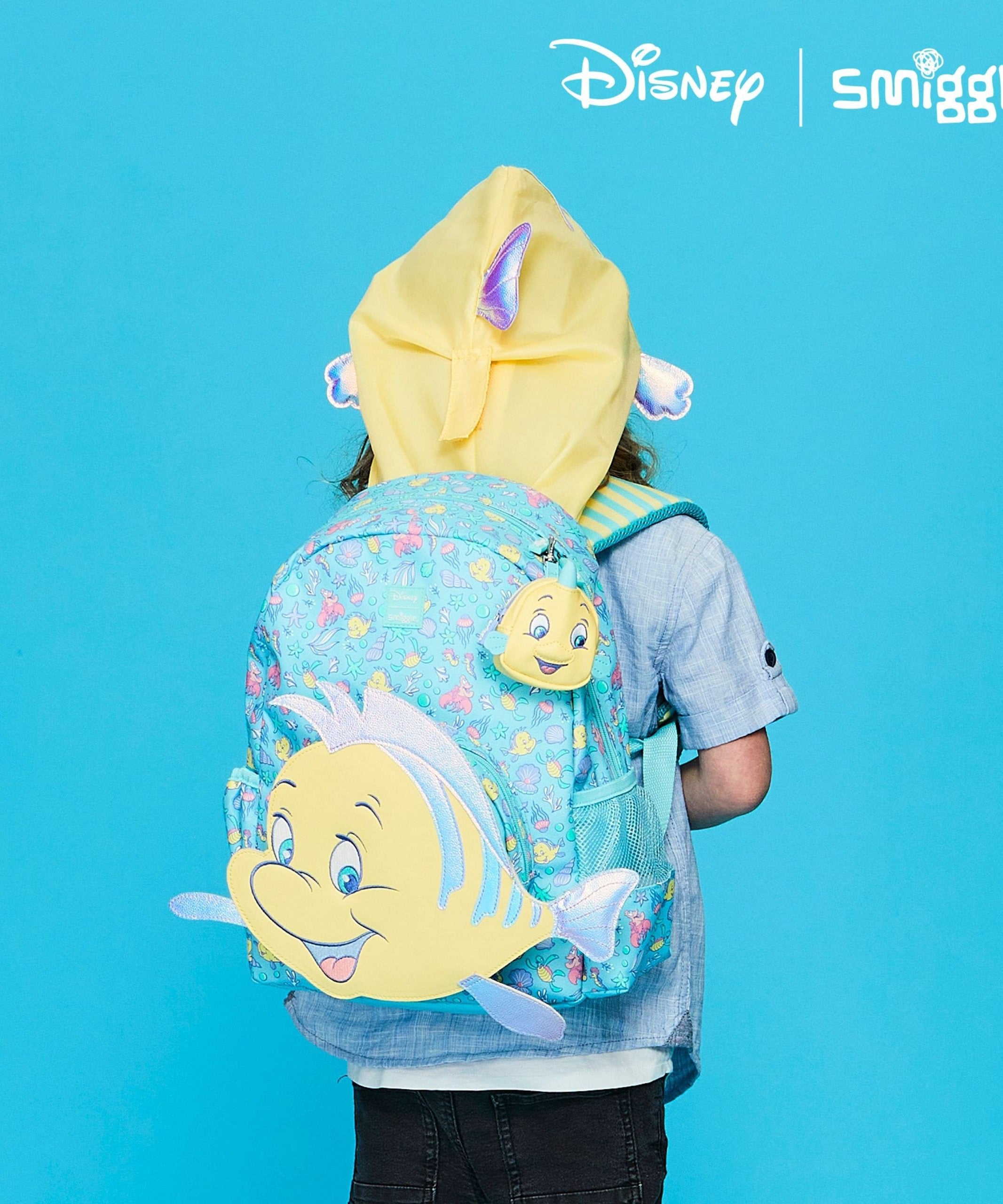 Smiggle - Disney Prenses Junior Hoodie Sırt Çantası-Dinossi