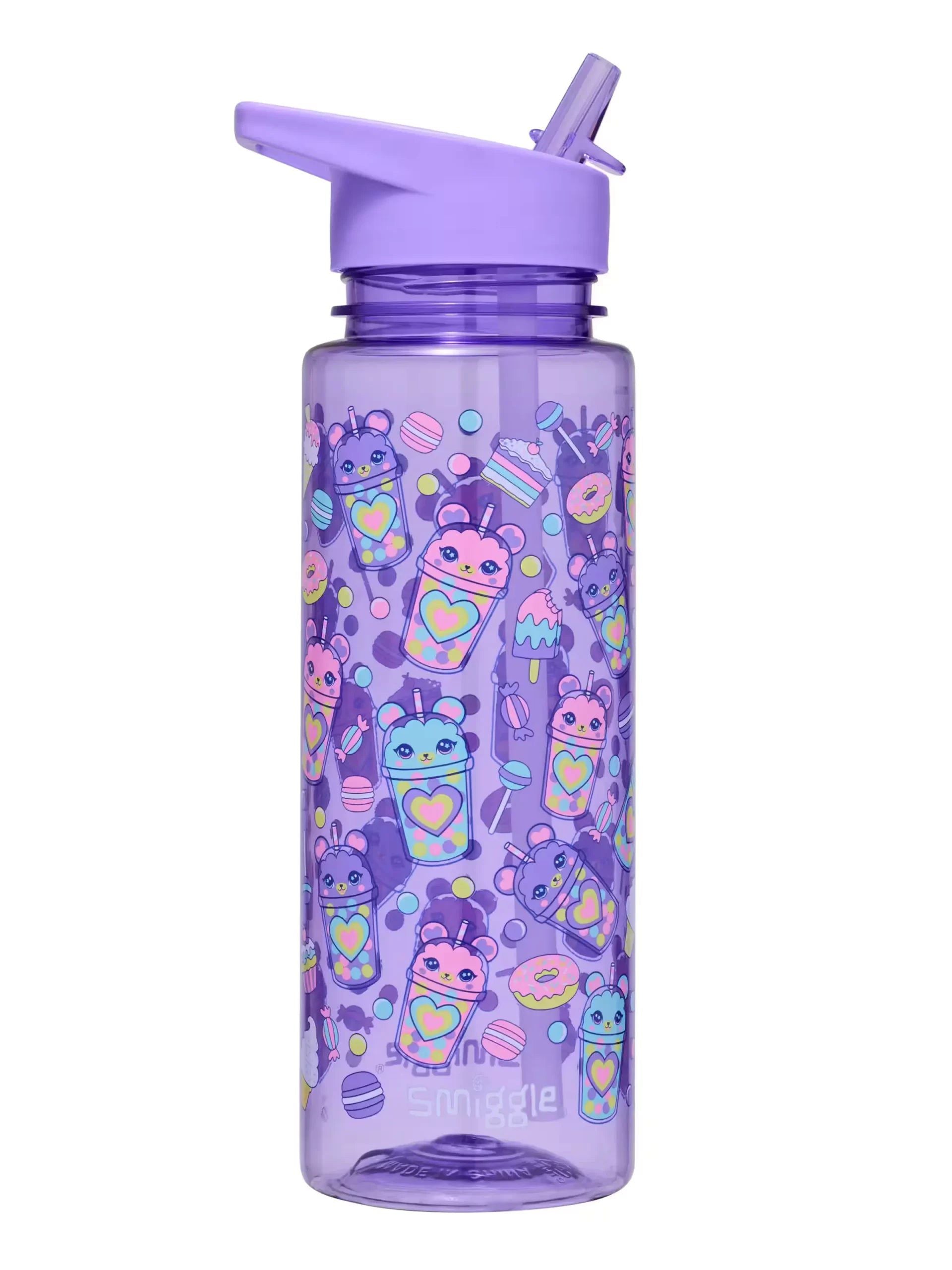 Smiggle - Wonder World Tatlı Atıştırmalıklar 750Ml BPA'sız Suluk-Dinossi