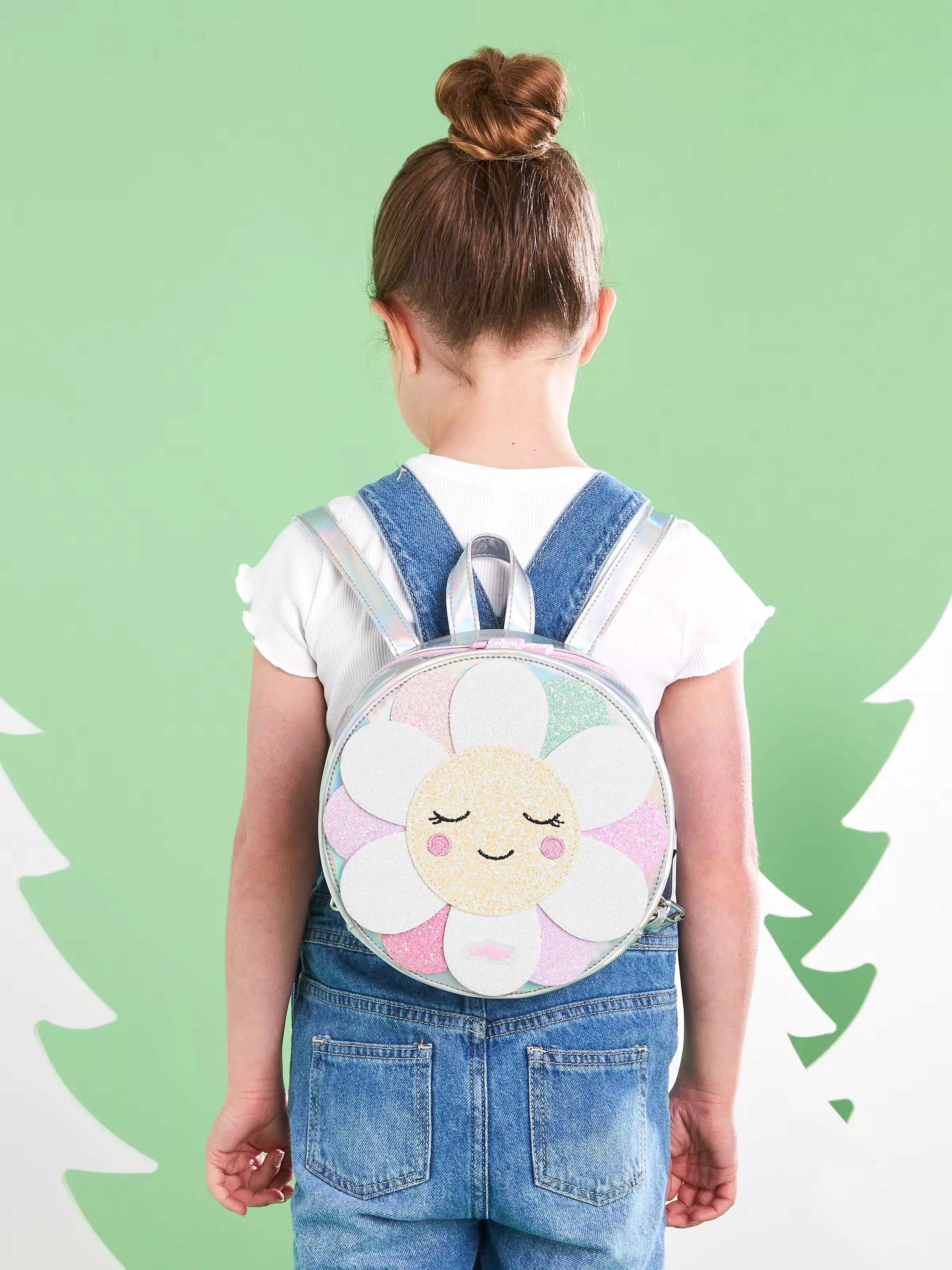 Smiggle - Çiçekli Haftasonu Sırt Çantası-Dinossi