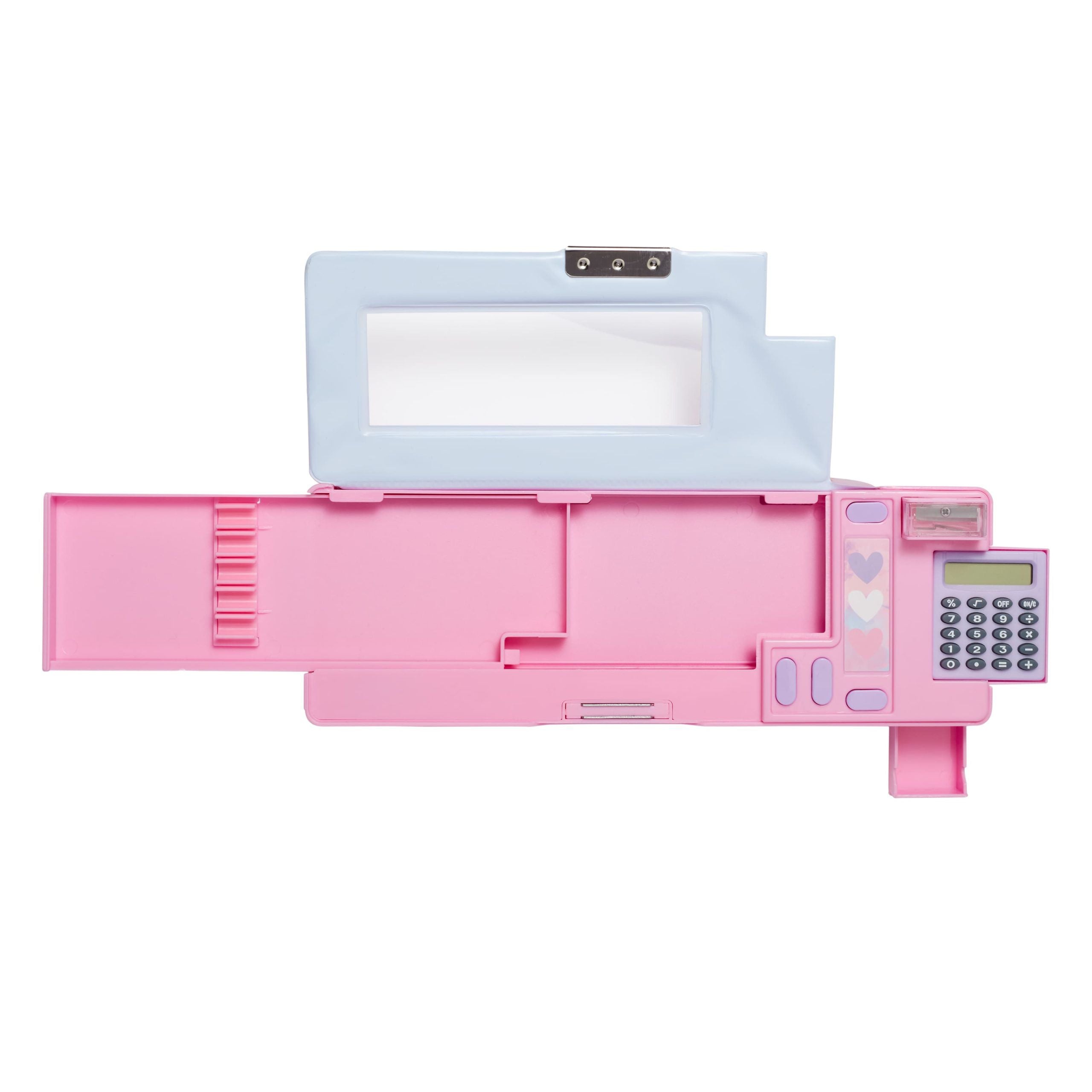 Smiggle - Bright Side Hesap Makineli Otomatik Kalem Kutusu-Dinossi