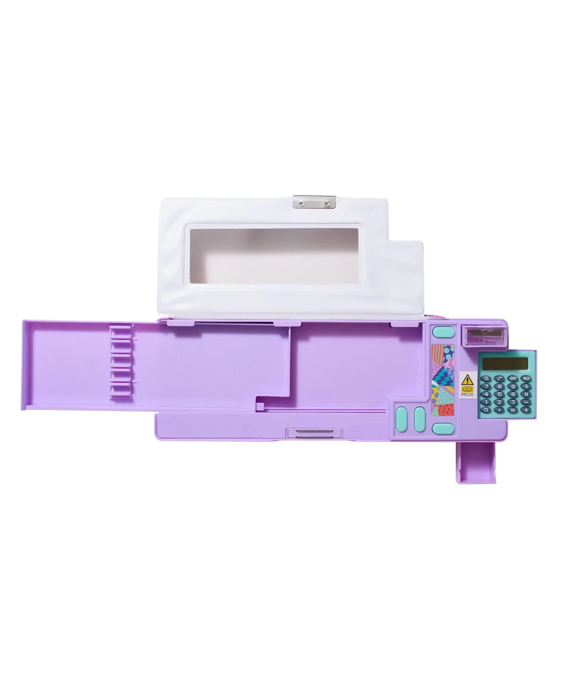 Smiggle - Away Hesap Makineli Otomatik Kalem Kutusu-Dinossi