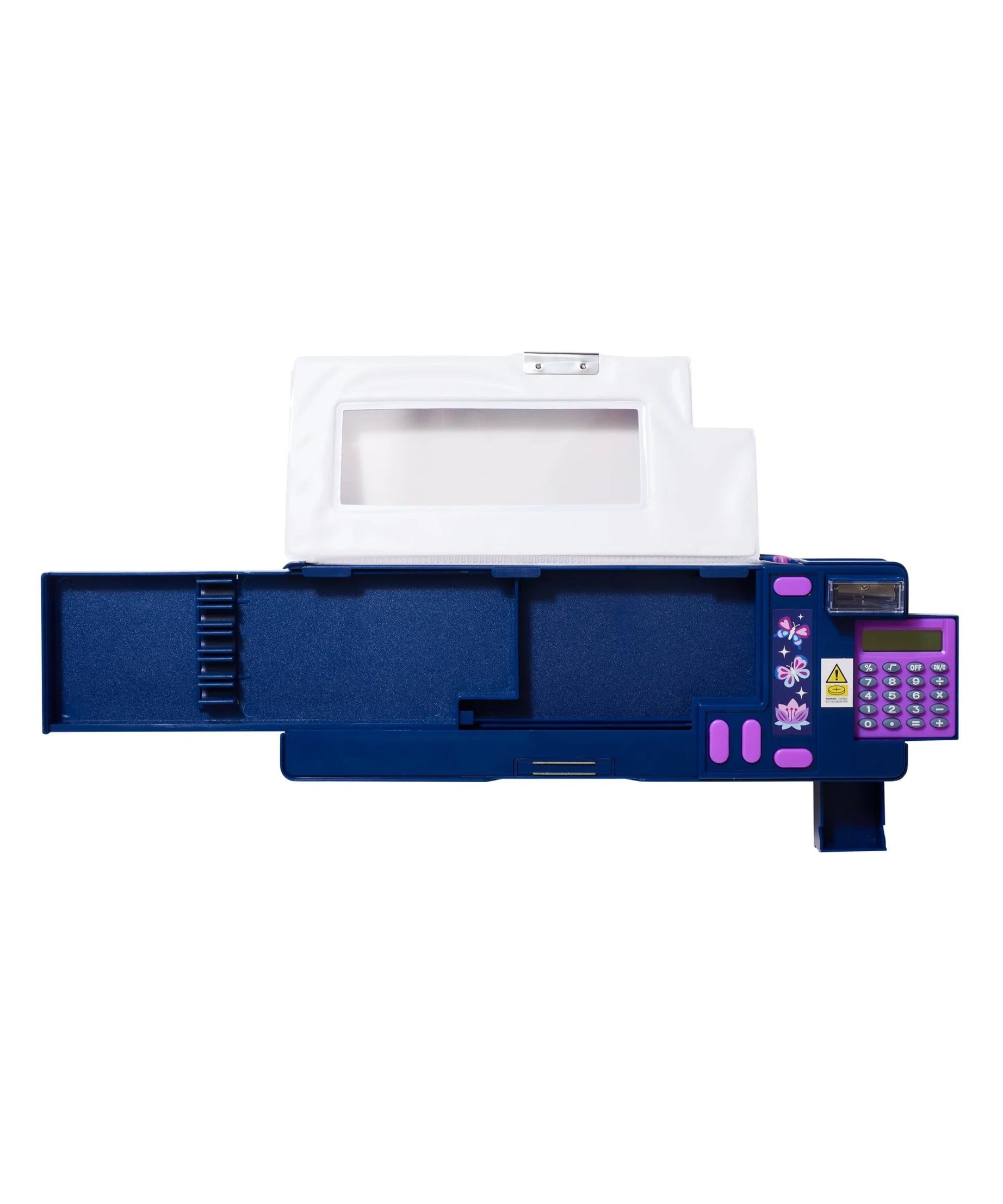 Smiggle - Away Hesap Makineli Otomatik Kalem Kutusu-Dinossi