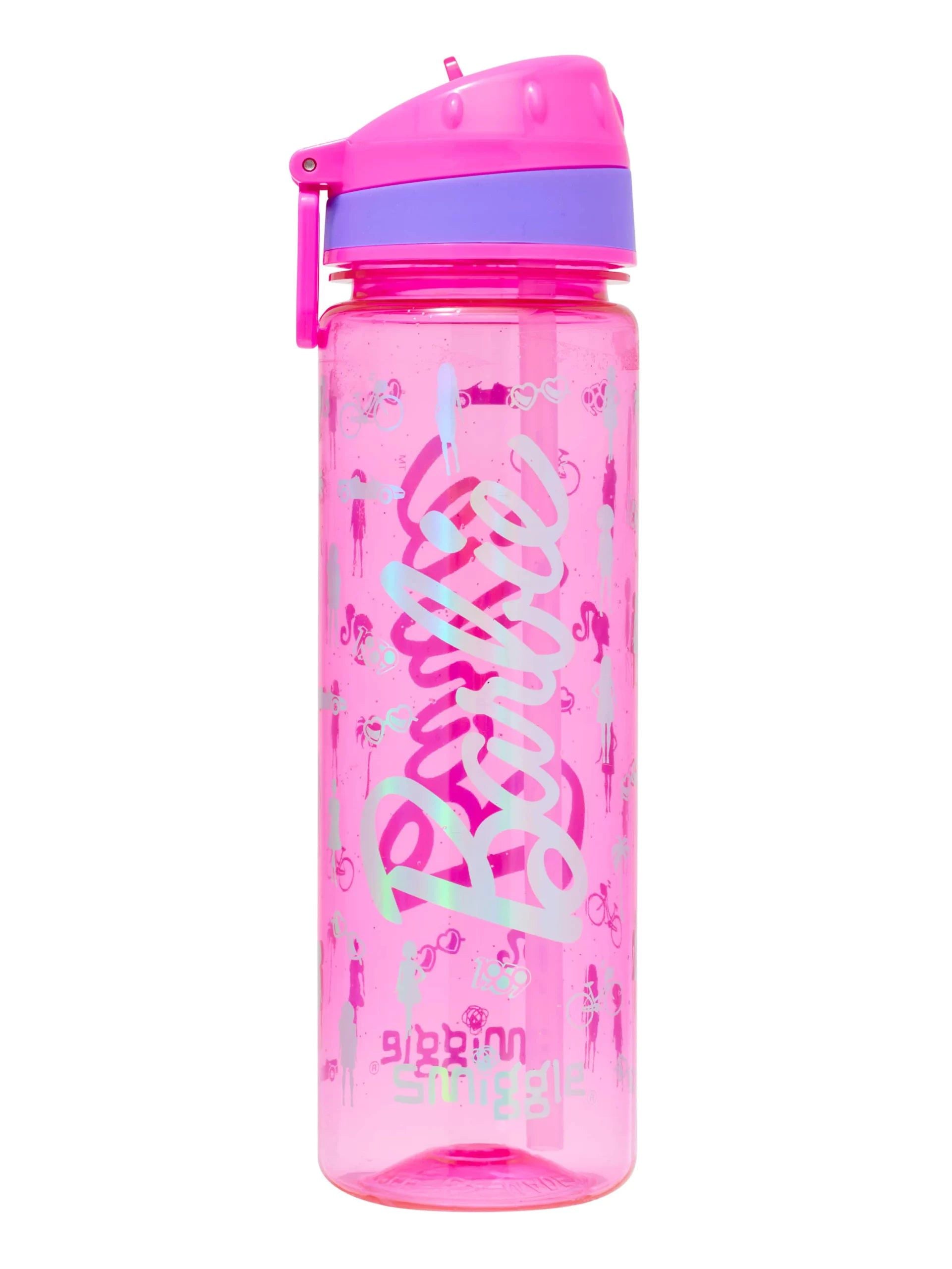 Smiggle - Barbie 650 ML BPA'sız Pipetli Suluk-Dinossi