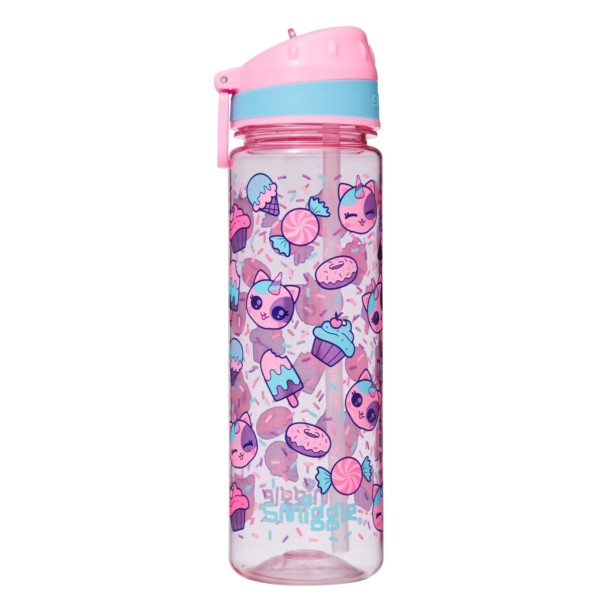 Smiggle - Budz Drink Up Plastik İçecek Şişesi 650Ml-Dinossi