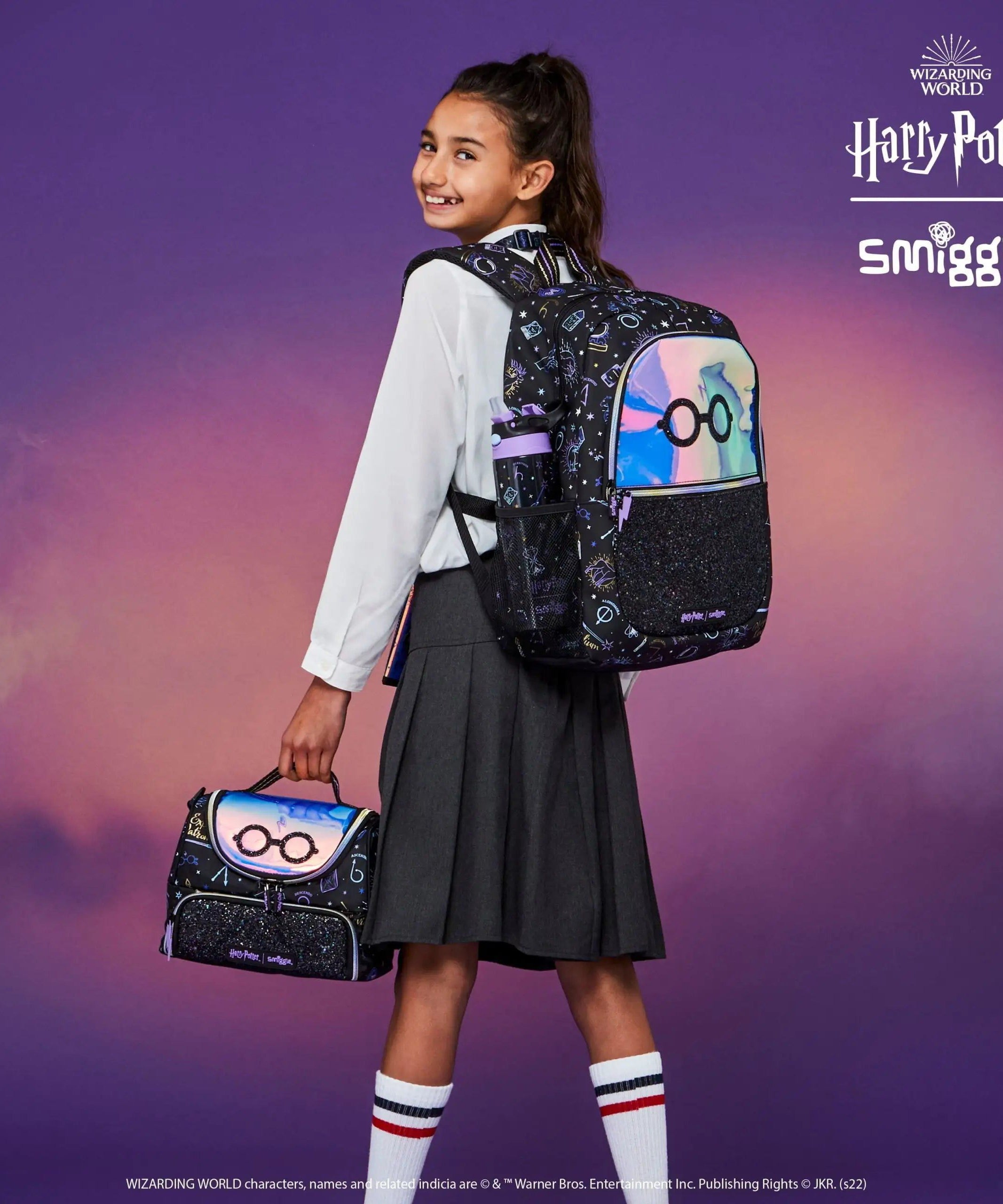 Smiggle - Harry Potter 3'lü Okul Çanta Seti-Dinossi
