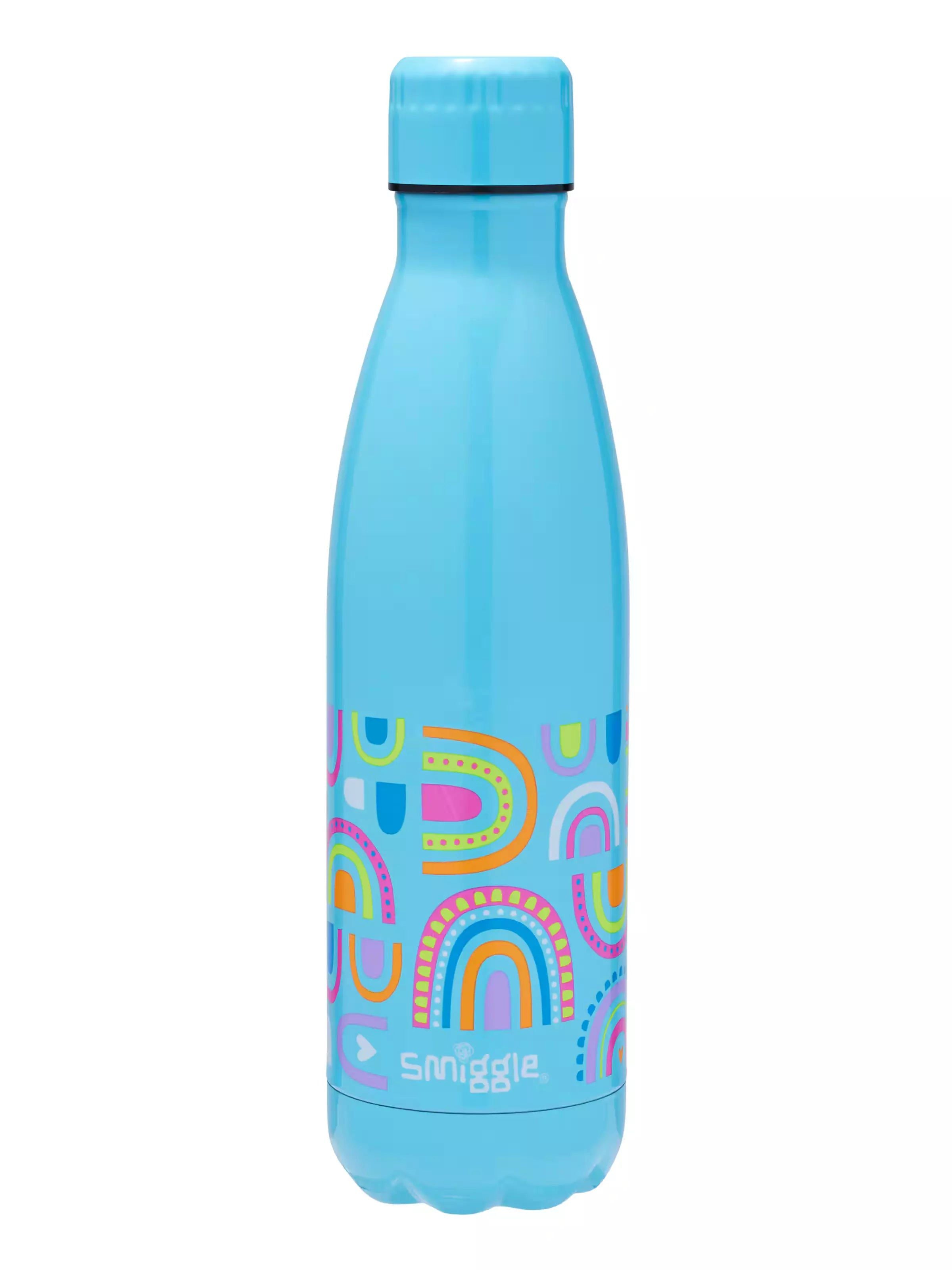Smiggle - Fly High Kapaklı Çelik 500ML Matara-Dinossi