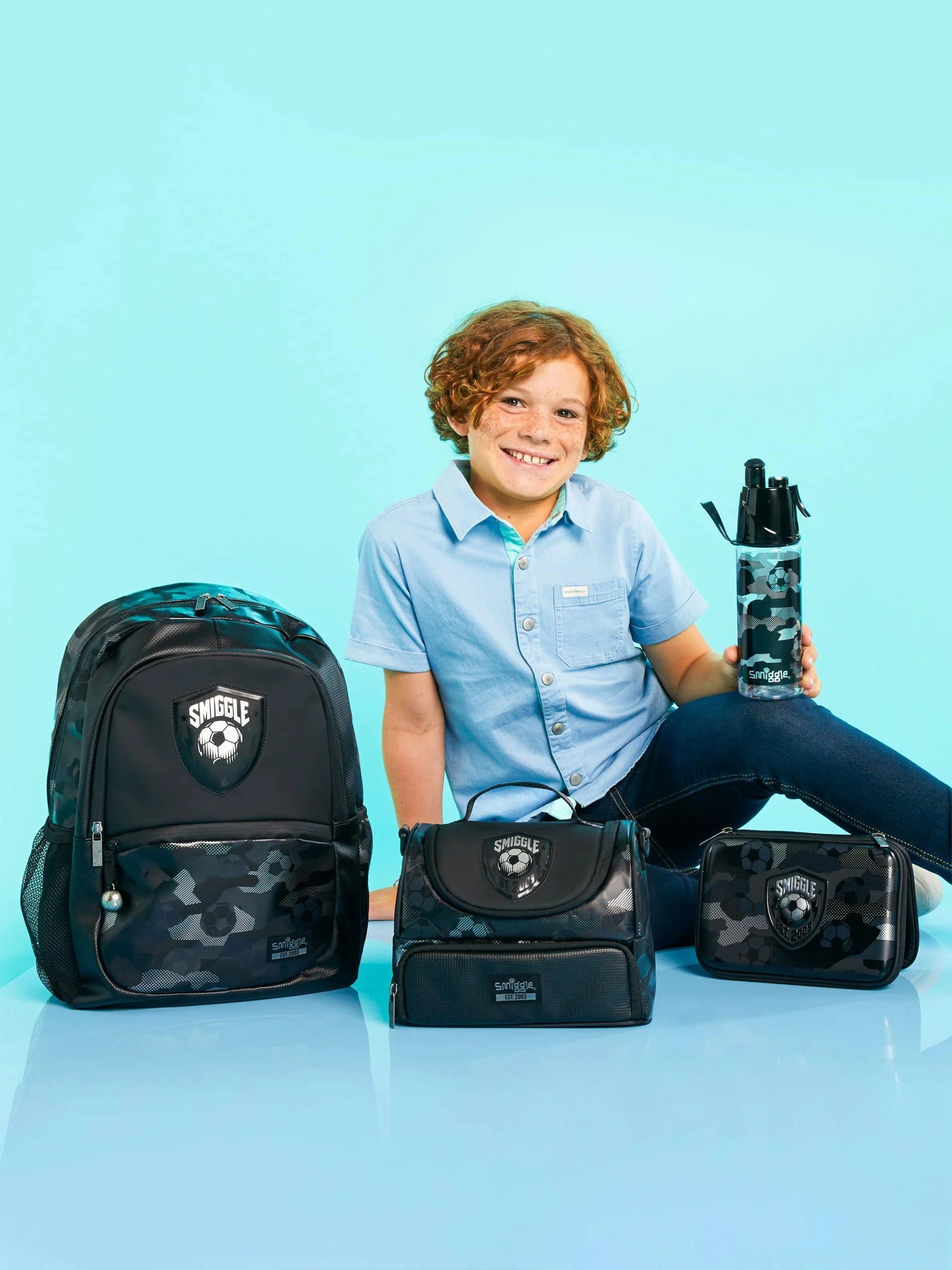 Smiggle - Assist Su Püskürtmeli 560ML BPAsız Suluk-Dinossi