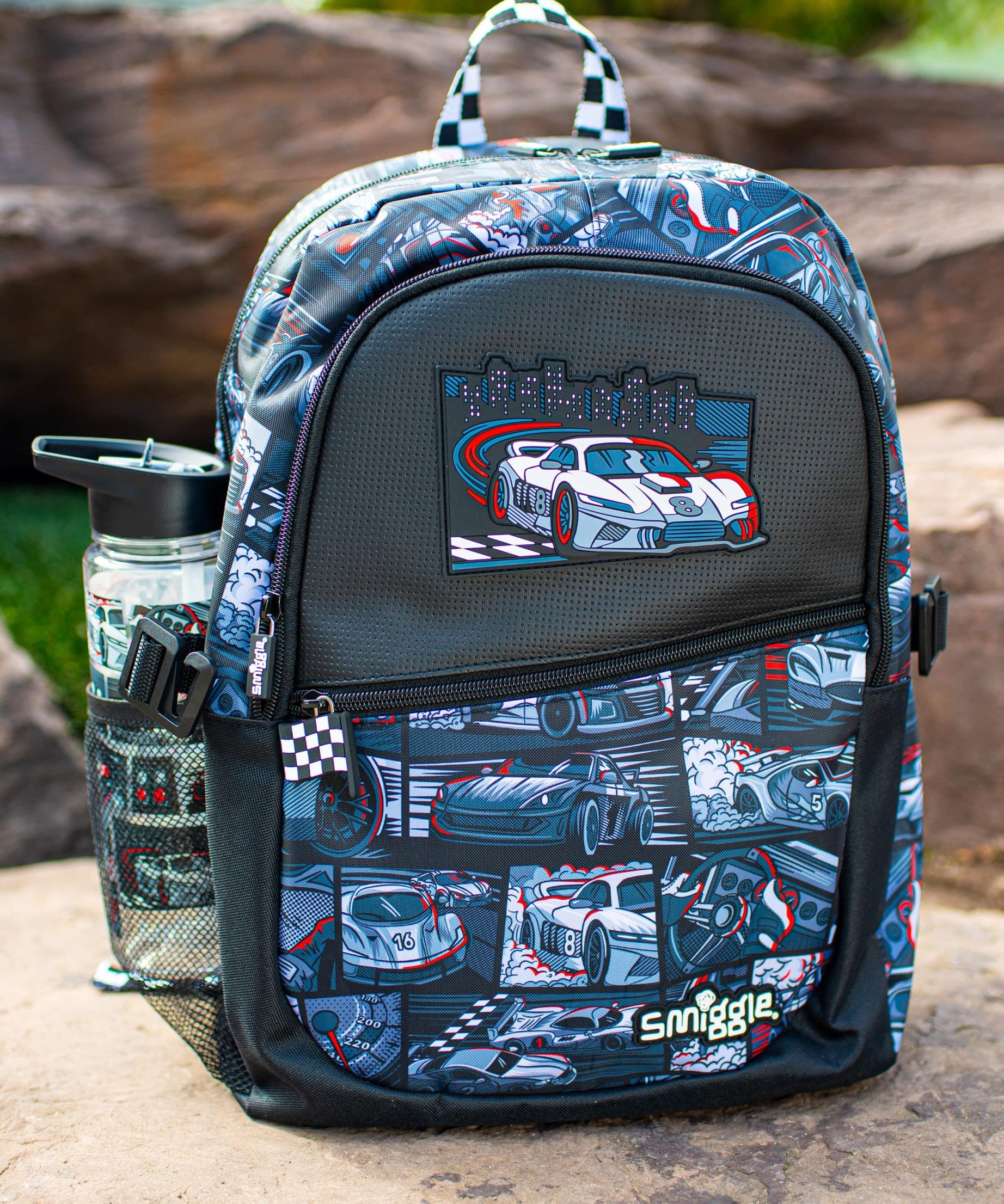 Smiggle - Limitless Klasik Okul Sırt Çantası-Dinossi