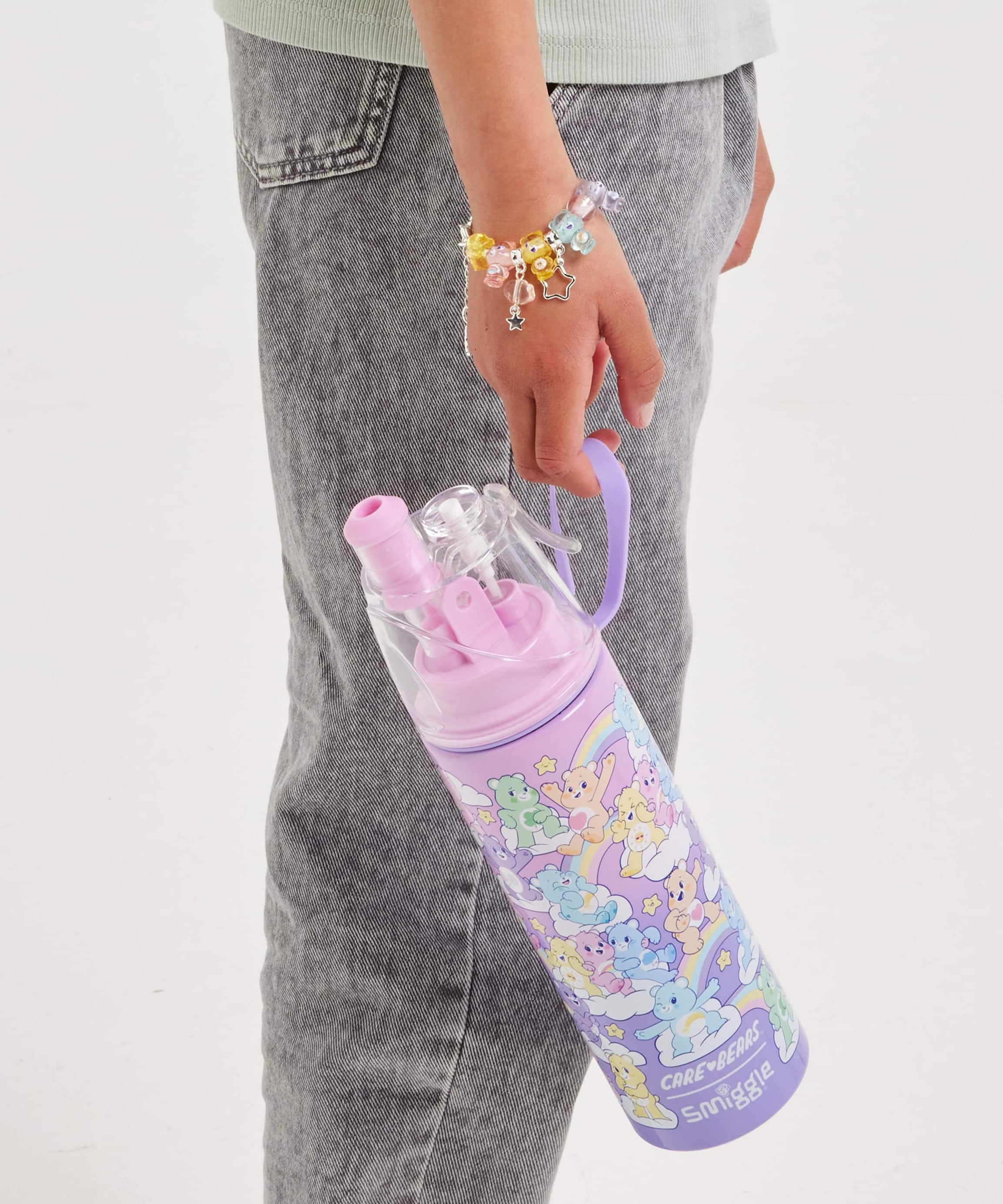 Smiggle - Care Bears Waterverstuiver 500ML Stalen Drinkfles