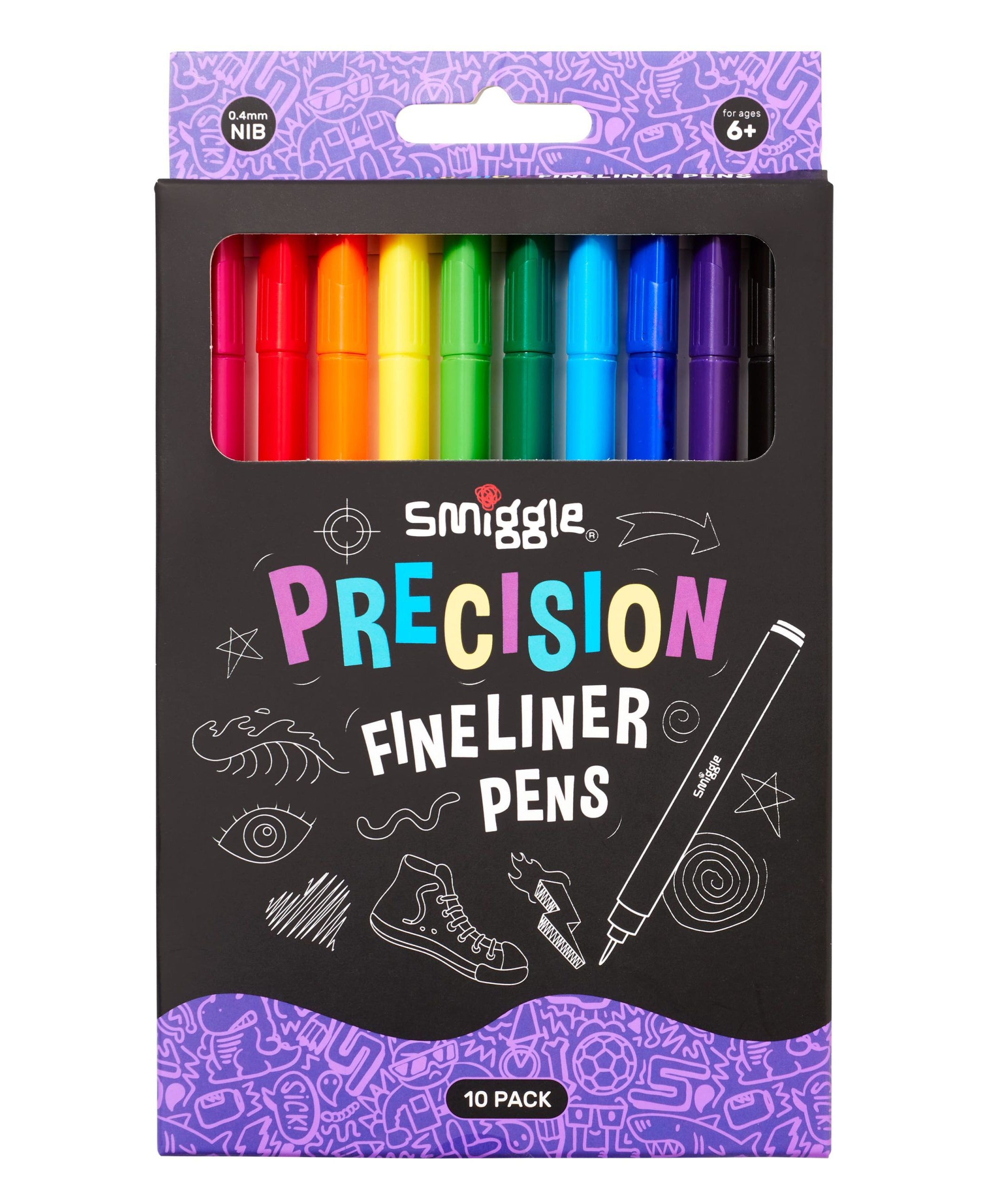 Smiggle - Fineline Kalem Paketi X10-Dinossi