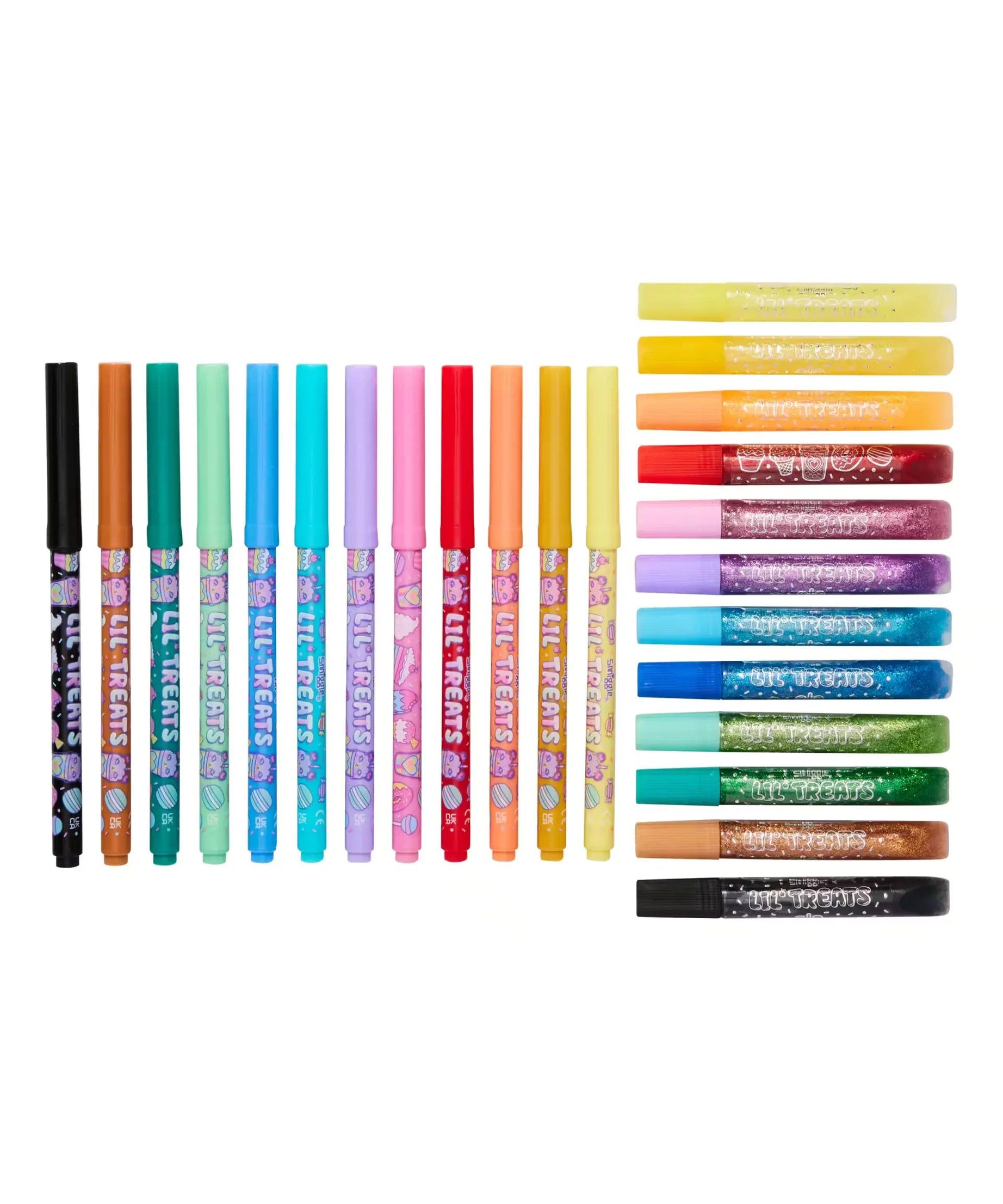 Smiggle - Lil İkramlar Renk ve Işıltı Paketi-Dinossi