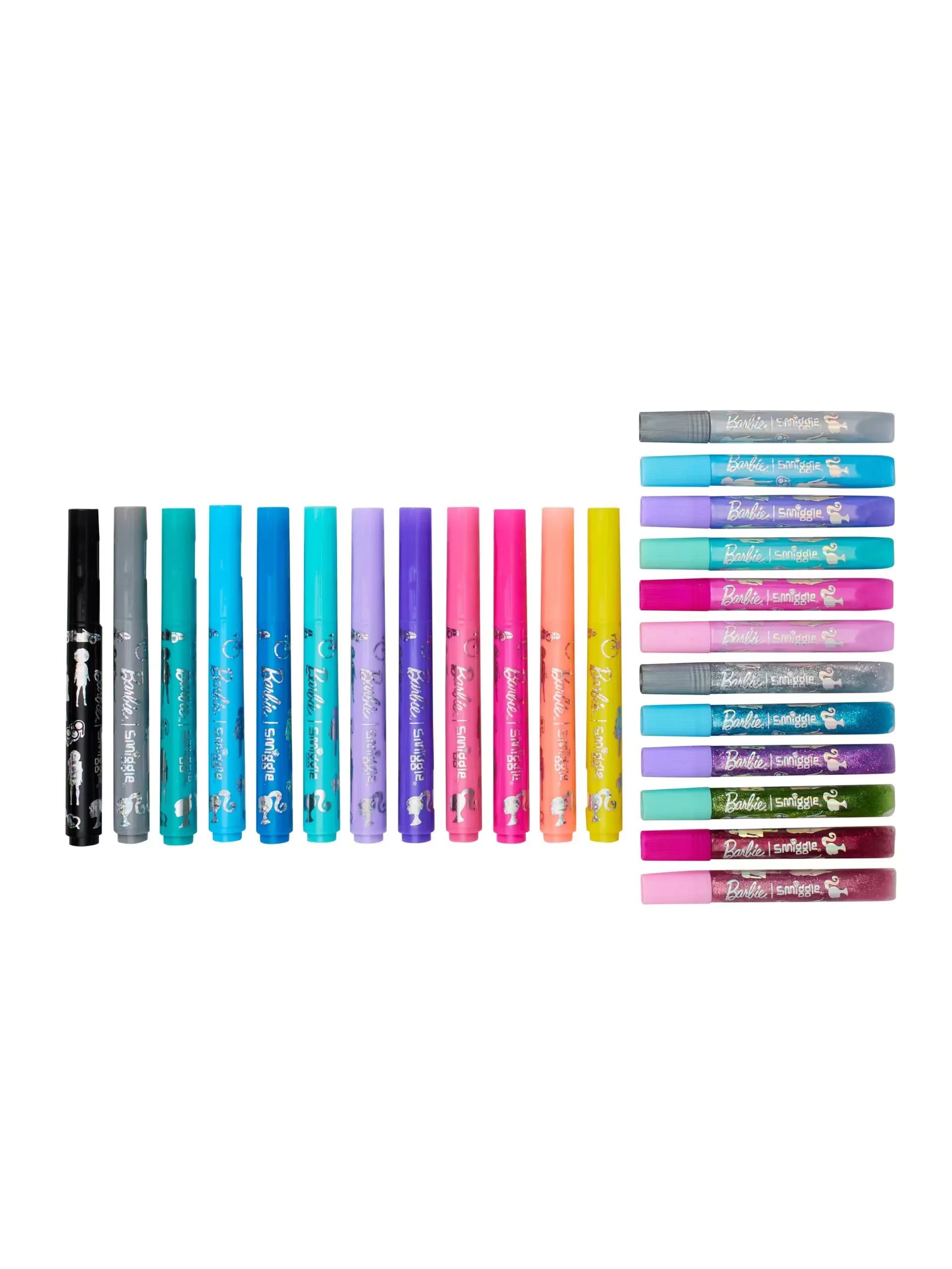 Smiggle - Barbie Işıltılı İşaretleyici Paketi-Dinossi