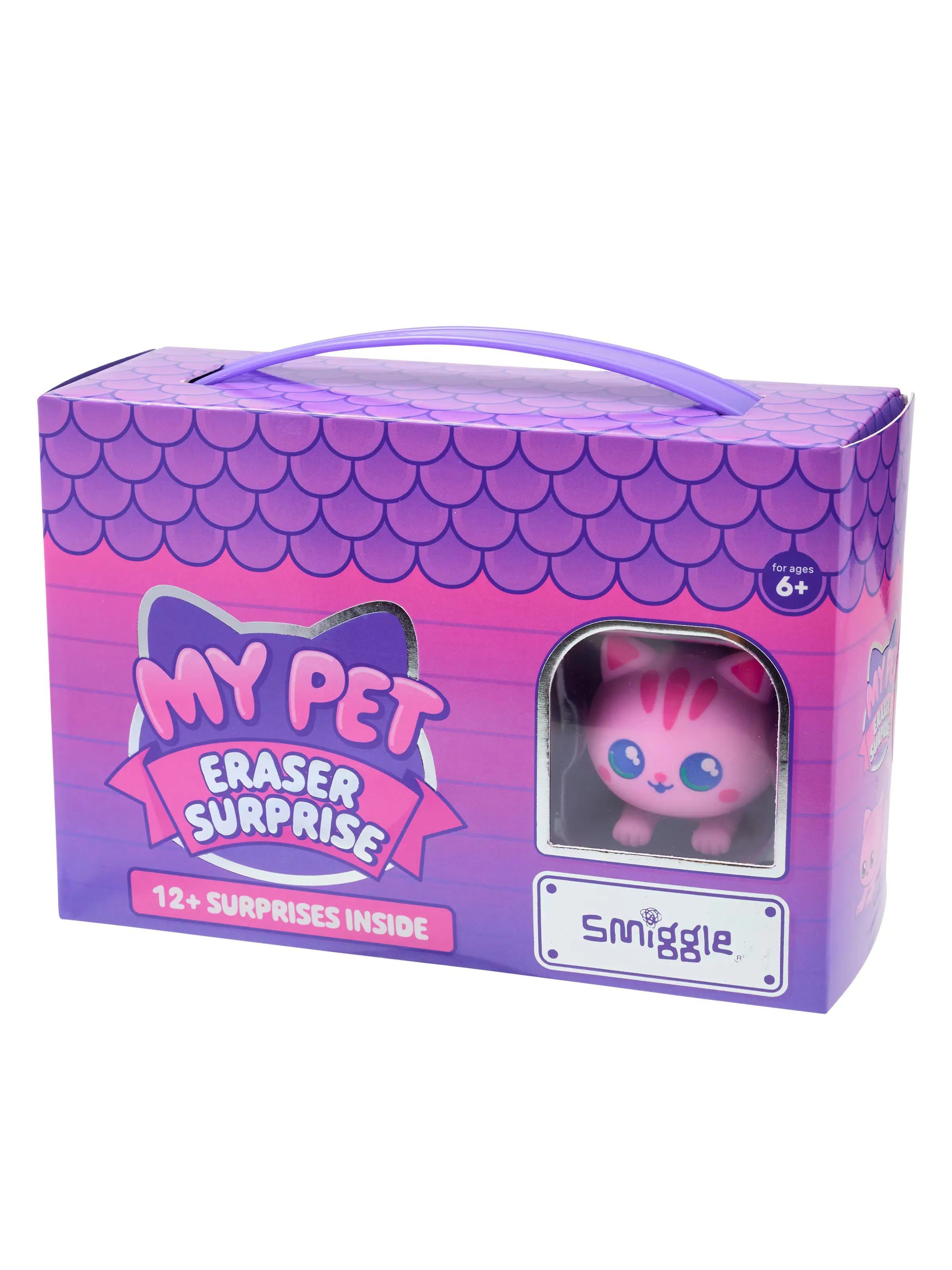 Smiggle - My Pet Sürpriz Kokulu Silgi Seti-Dinossi