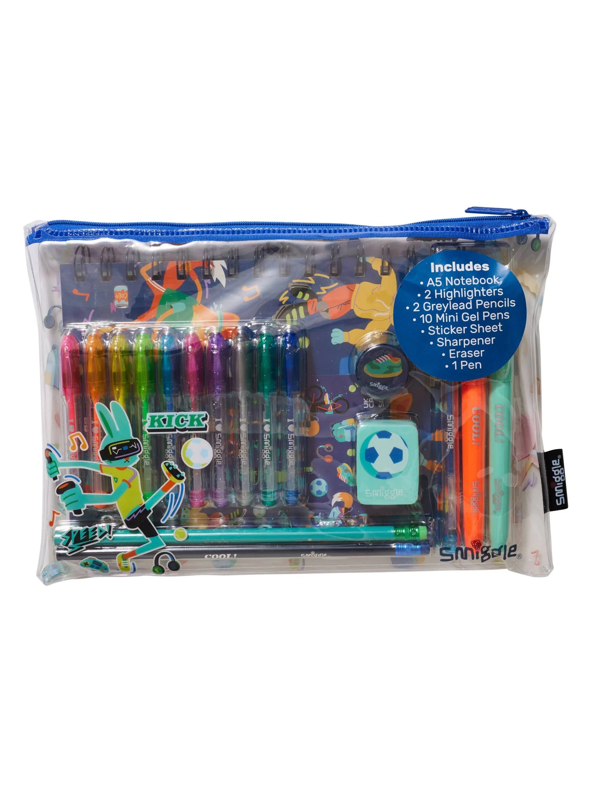 Smiggle - Kokulu A5 Defter ve Kırtasiye Seti-Dinossi