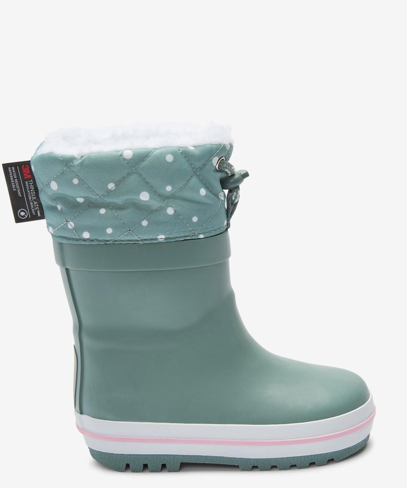 Dinossi - Kız Çocuk Kışlık Kürklü Yumuşak ve Hafif Çizme - 30.5-Dinossi