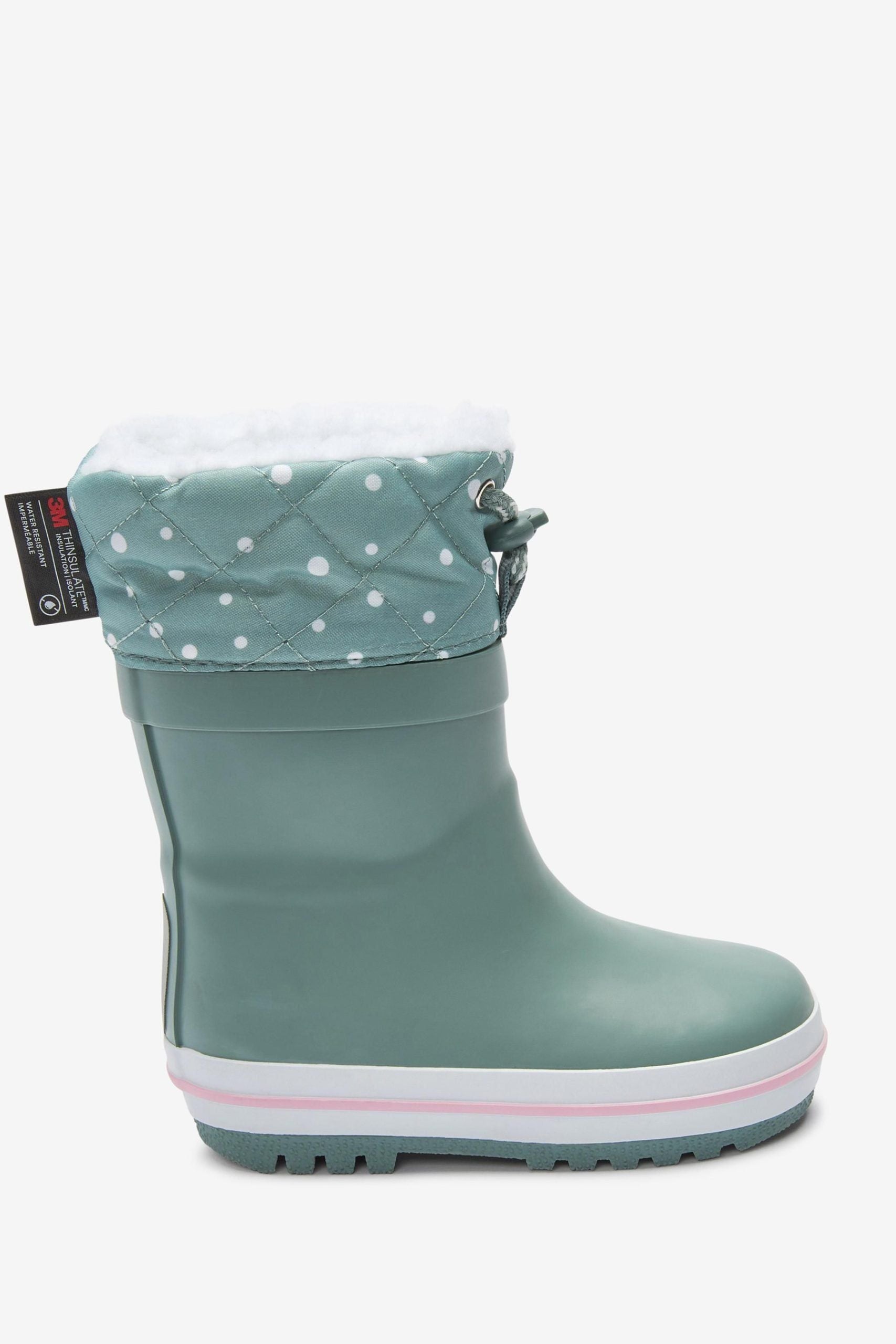 Dinossi - Kız Çocuk Kışlık Kürklü Yumuşak ve Hafif Çizme - 30.5-Dinossi