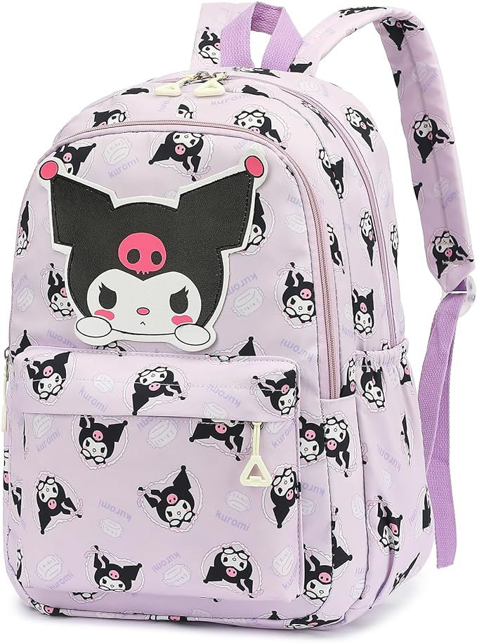 Sanrio - Kuromi Okul Sırt Çantası-Dinossi