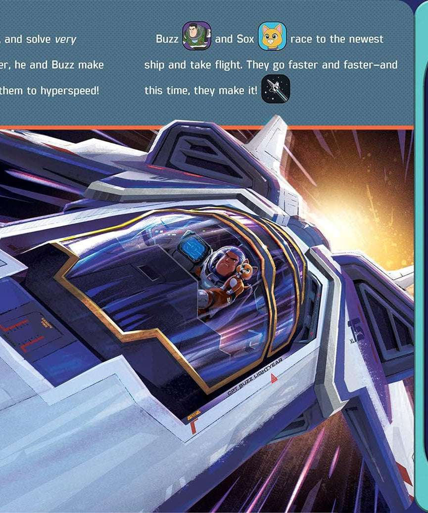 Disney Pixar Buzz Işıkyılı - İngilizce Sonsuzluğa ve Ötesine İnteraktif Sesli Kitap-Dinossi