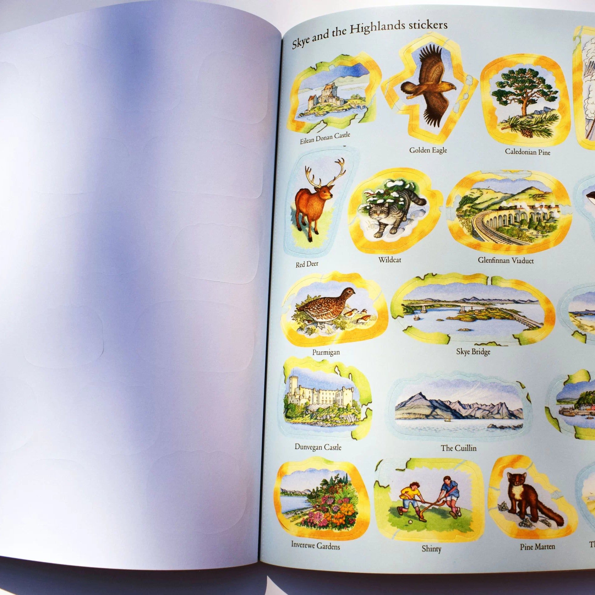 Birlinn - Sticker Atlas Of Scotland-Dinossi