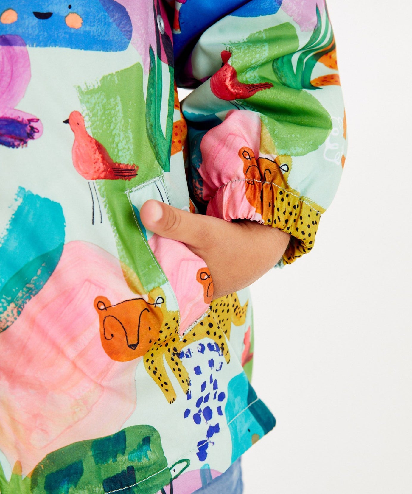 Next - Neşeli Sürdürülebilir Kız Çocuk Kışlık Ceket ve Yağmurluğu - 6-7 Yaş-Dinossi