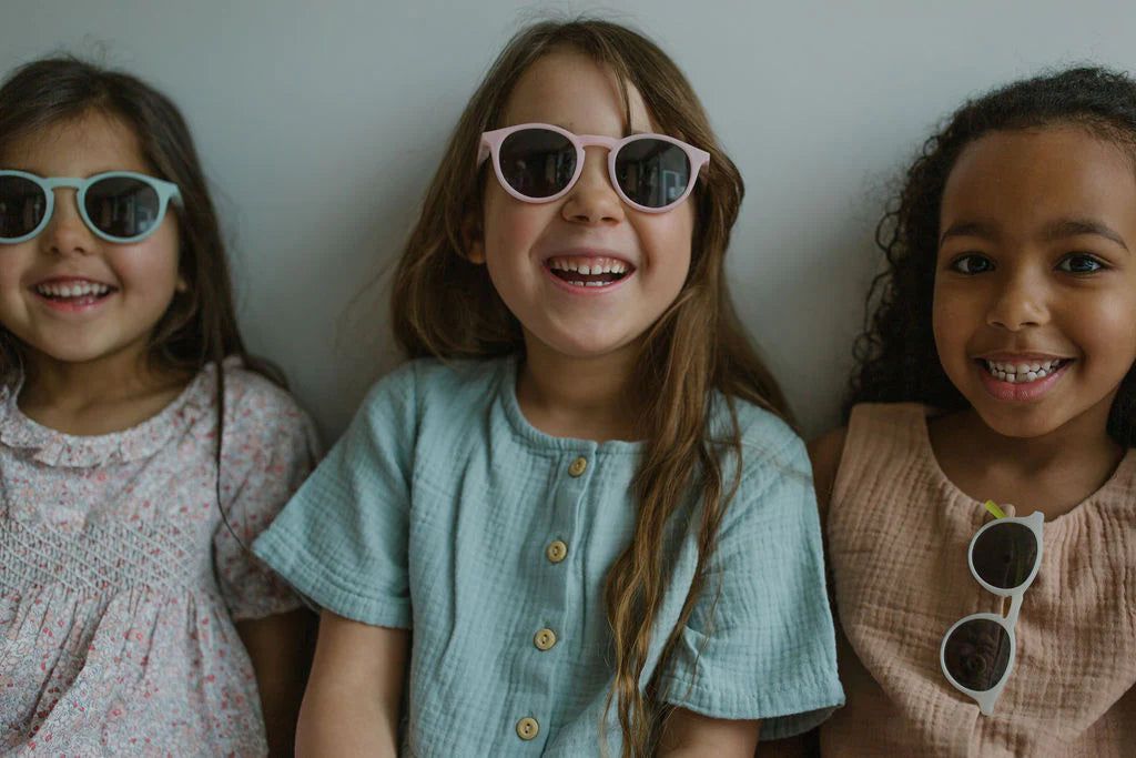 Leosun - Soft Pembe Polarize UV400 Çocuk Güneş Gözlüğü 3-8 Yaş-Dinossi