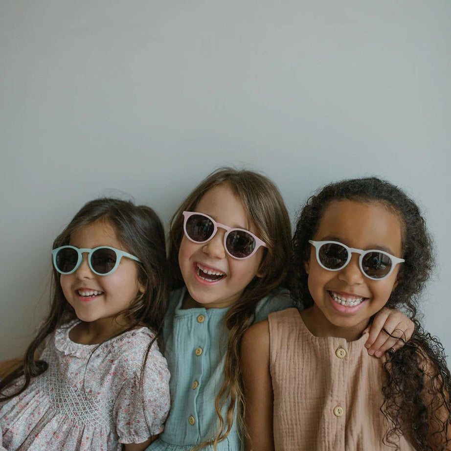 Leosun - Soft Pembe Polarize UV400 Çocuk Güneş Gözlüğü 3-8 Yaş-Dinossi