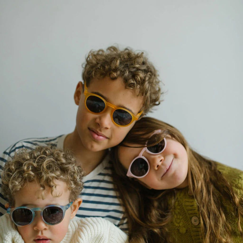 Leosun - Soft Pembe Polarize UV400 Çocuk Güneş Gözlüğü 3-8 Yaş-Dinossi